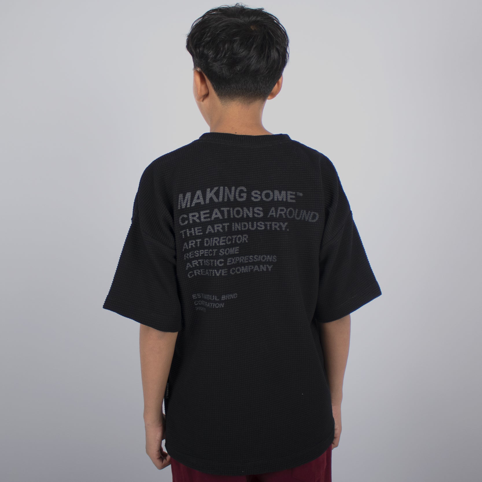 Oversize niño textura makins