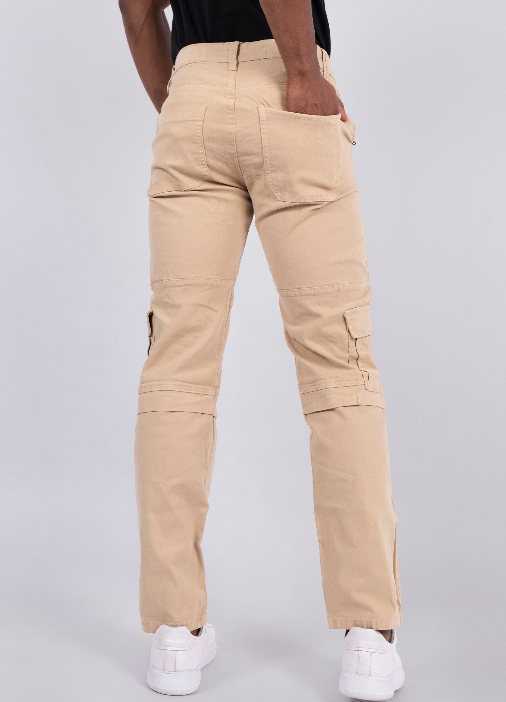 Pantalon Cargo Hombre Camel
