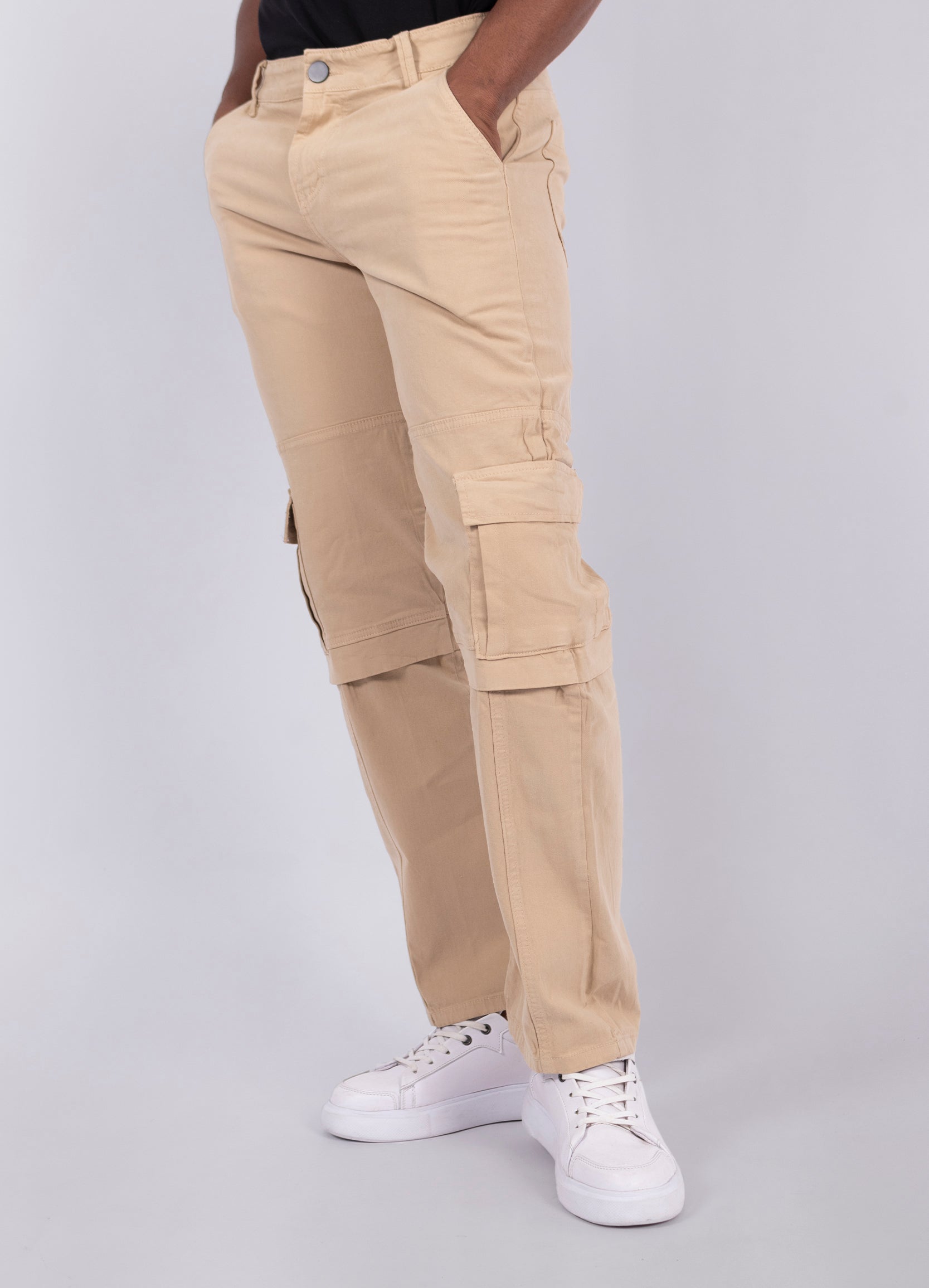Pantalon Cargo Hombre Camel