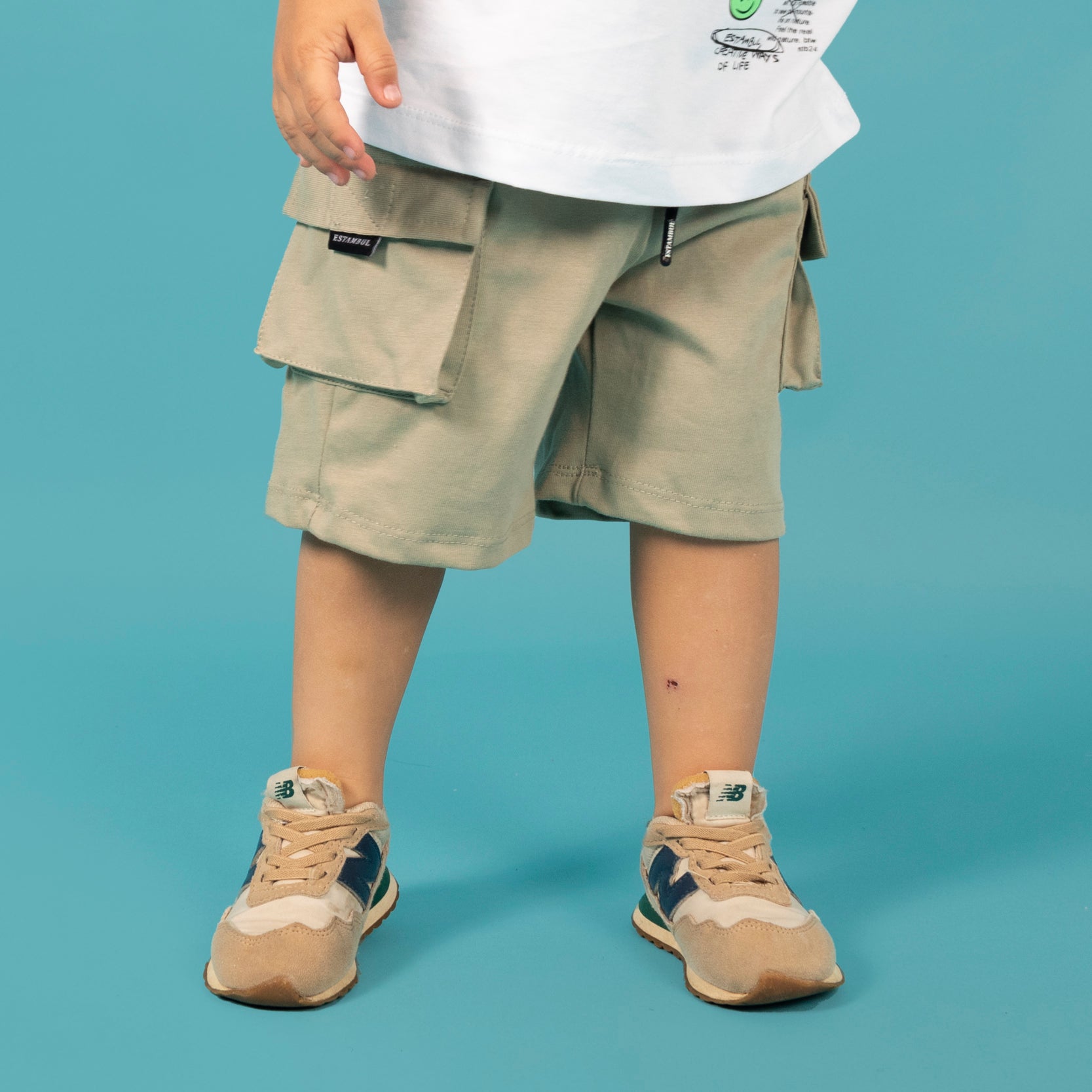 Pantaloneta bebe olive
