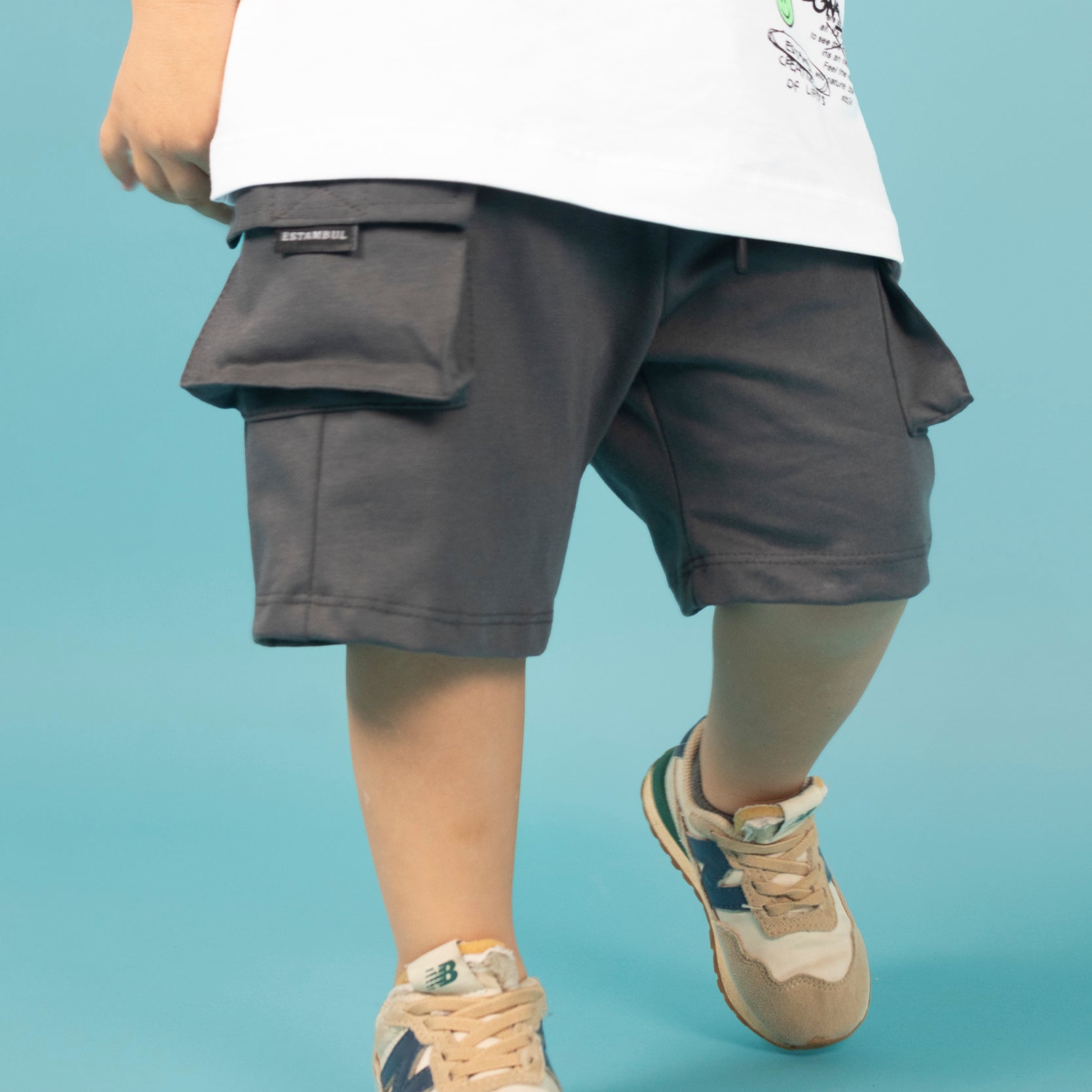 Pantaloneta baby gris