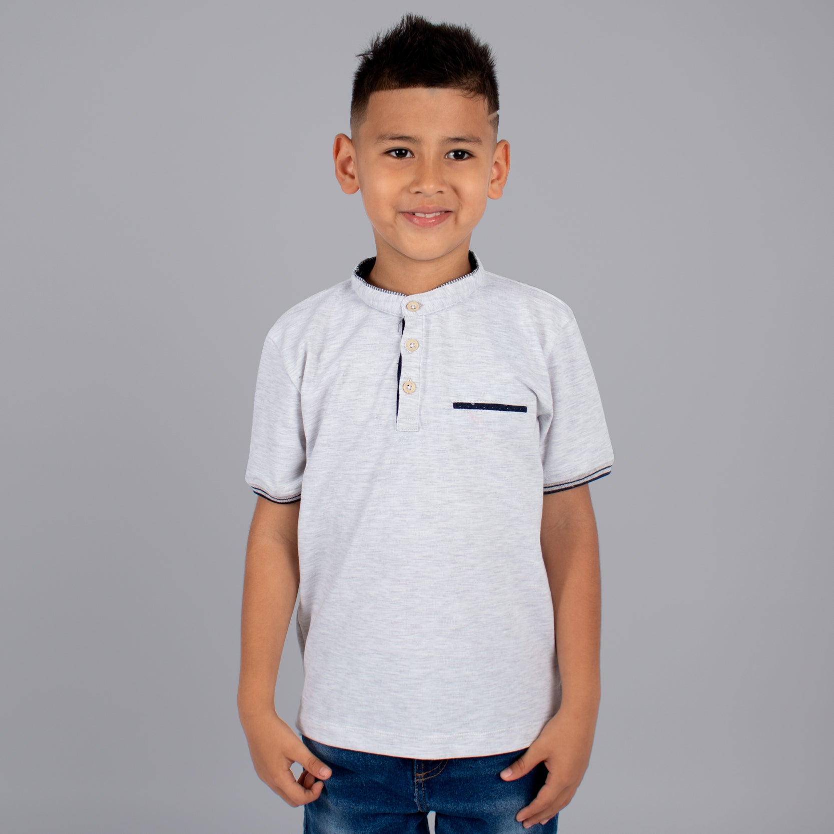 Polo niño neru grape