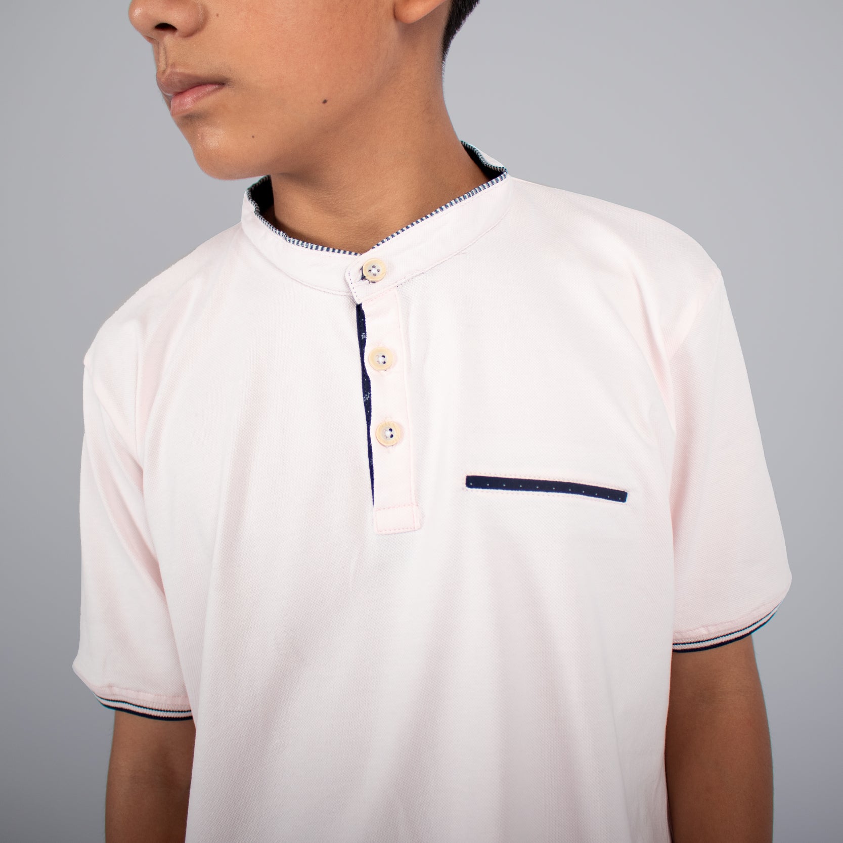 Polo niño neru  rose