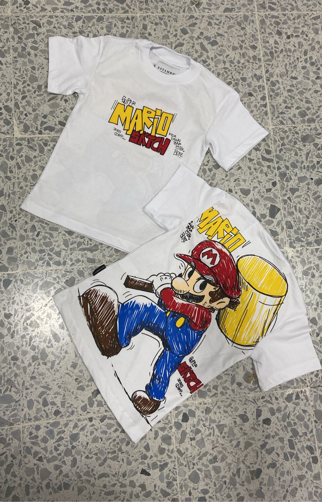 Oversize niño Super Mario