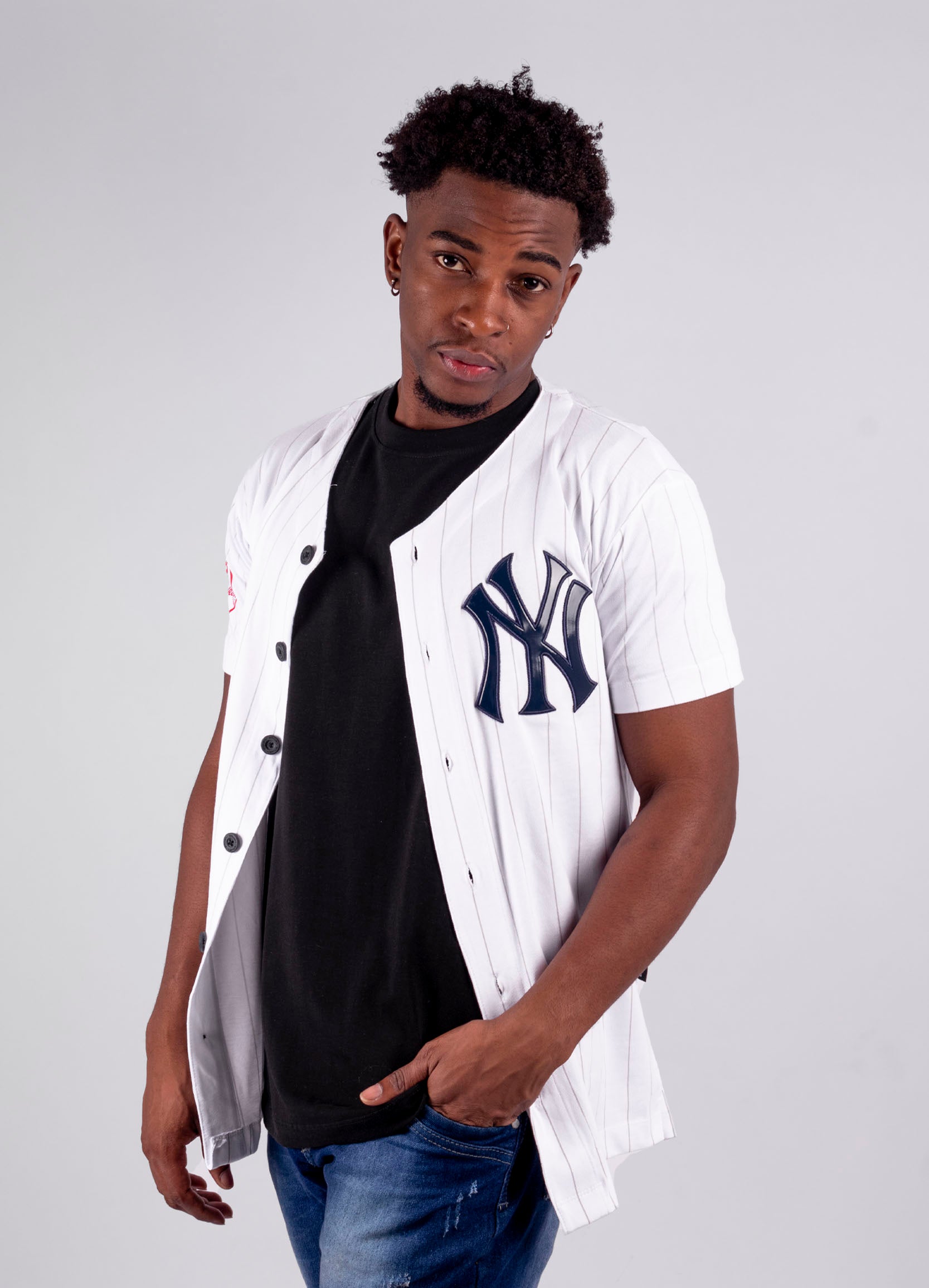 Beisbolera hombre estampada New