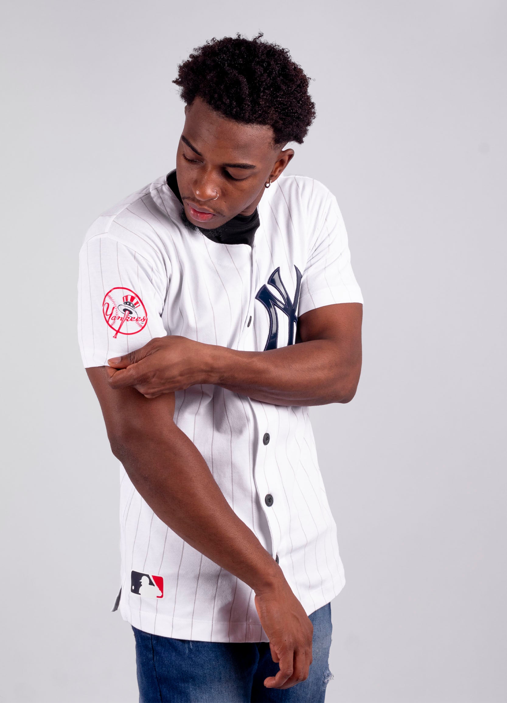 Beisbolera hombre estampada New