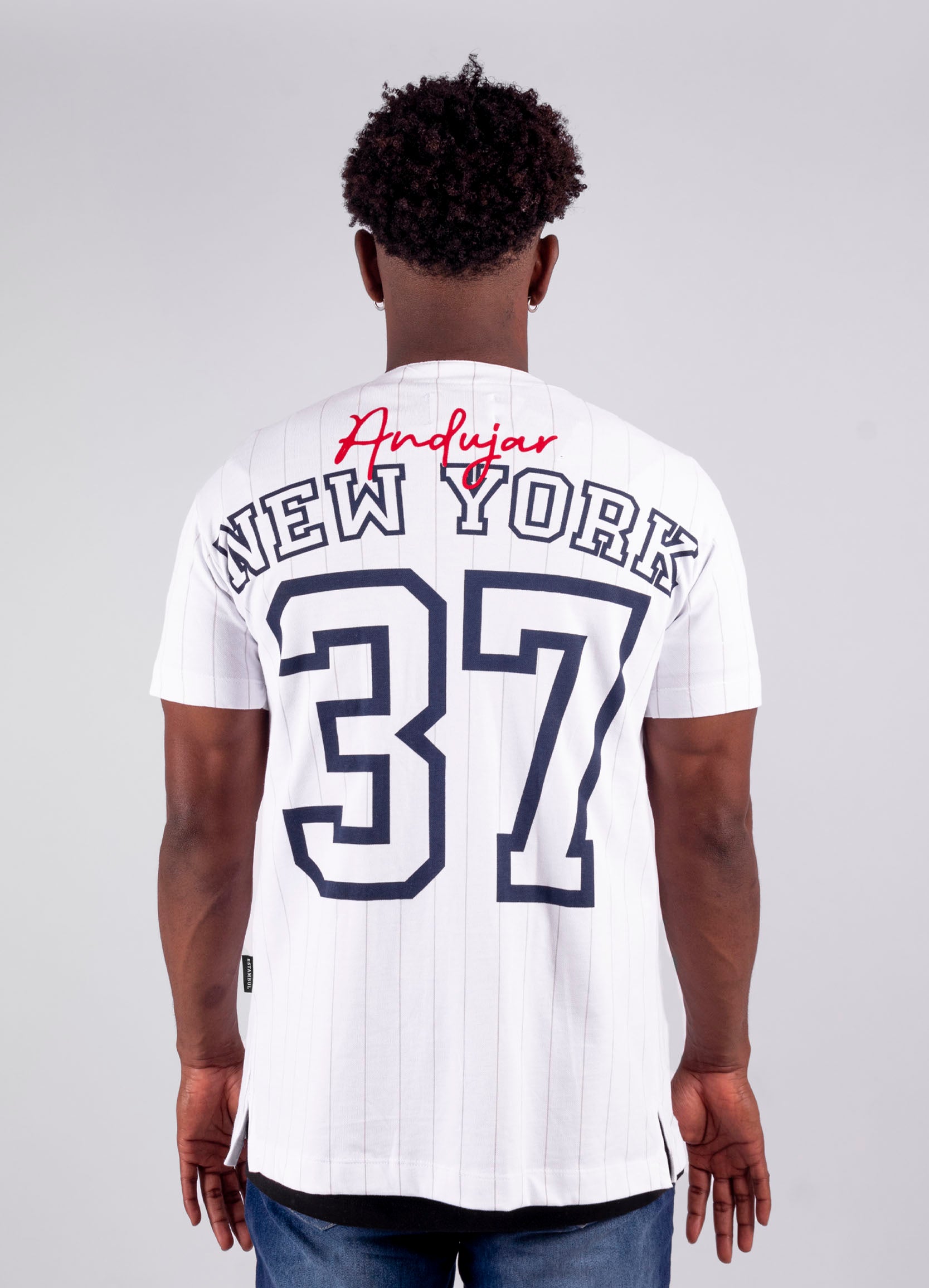 Beisbolera hombre estampada New