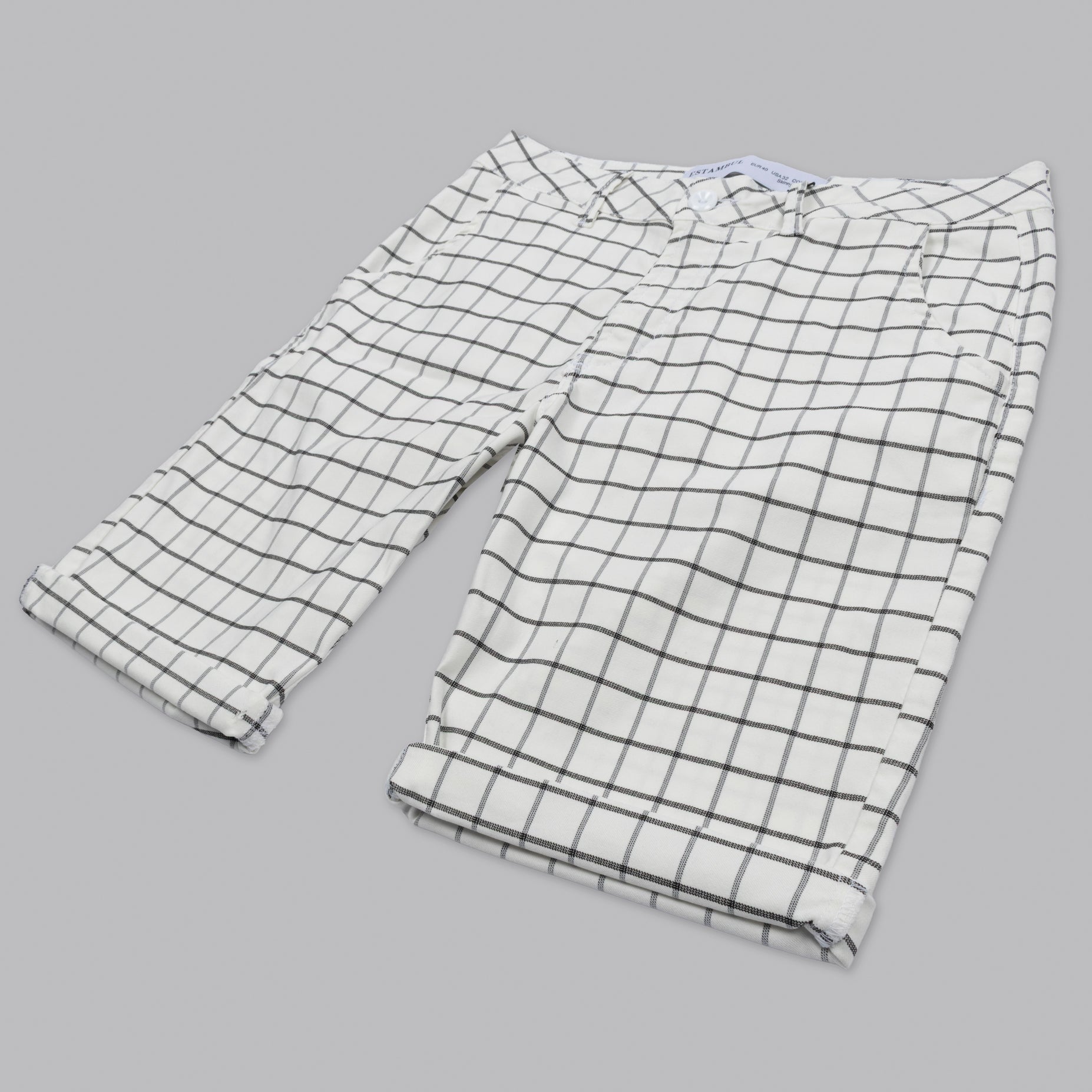 Bermuda hombre cuadros