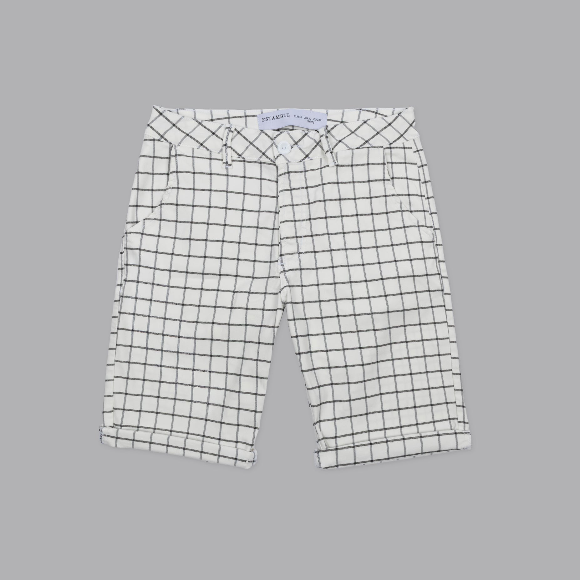 Bermuda hombre cuadros