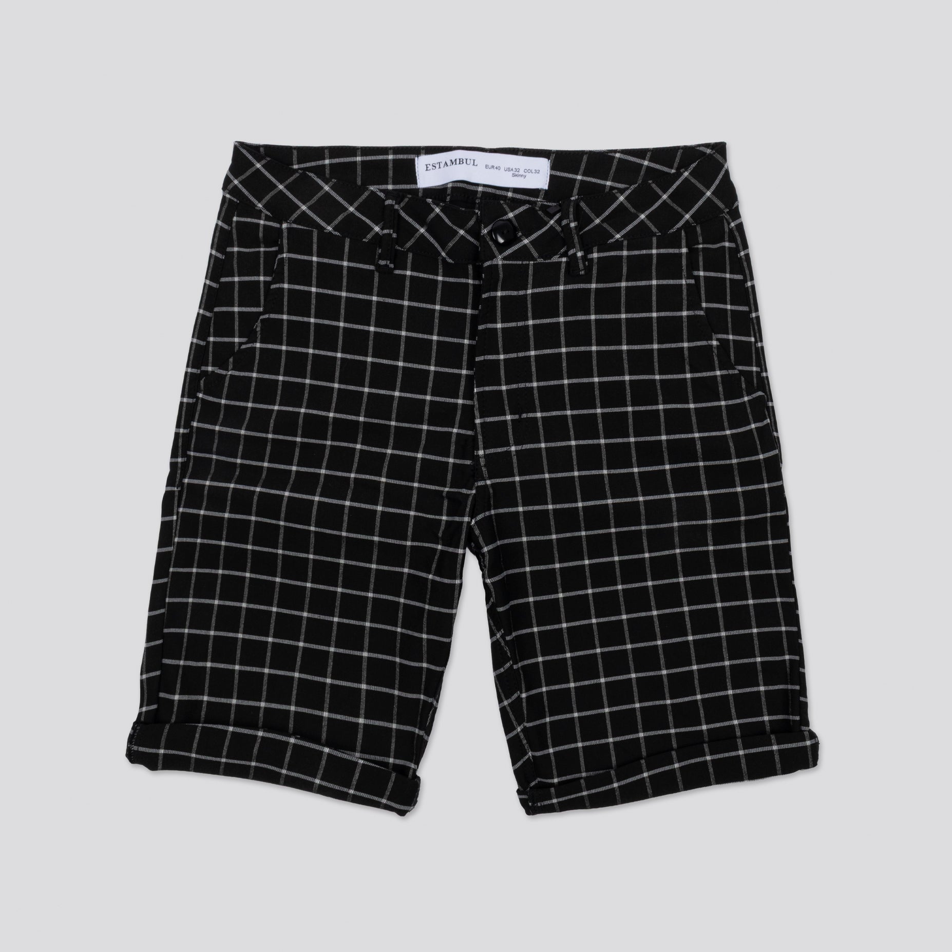 Bermuda hombre cuadros