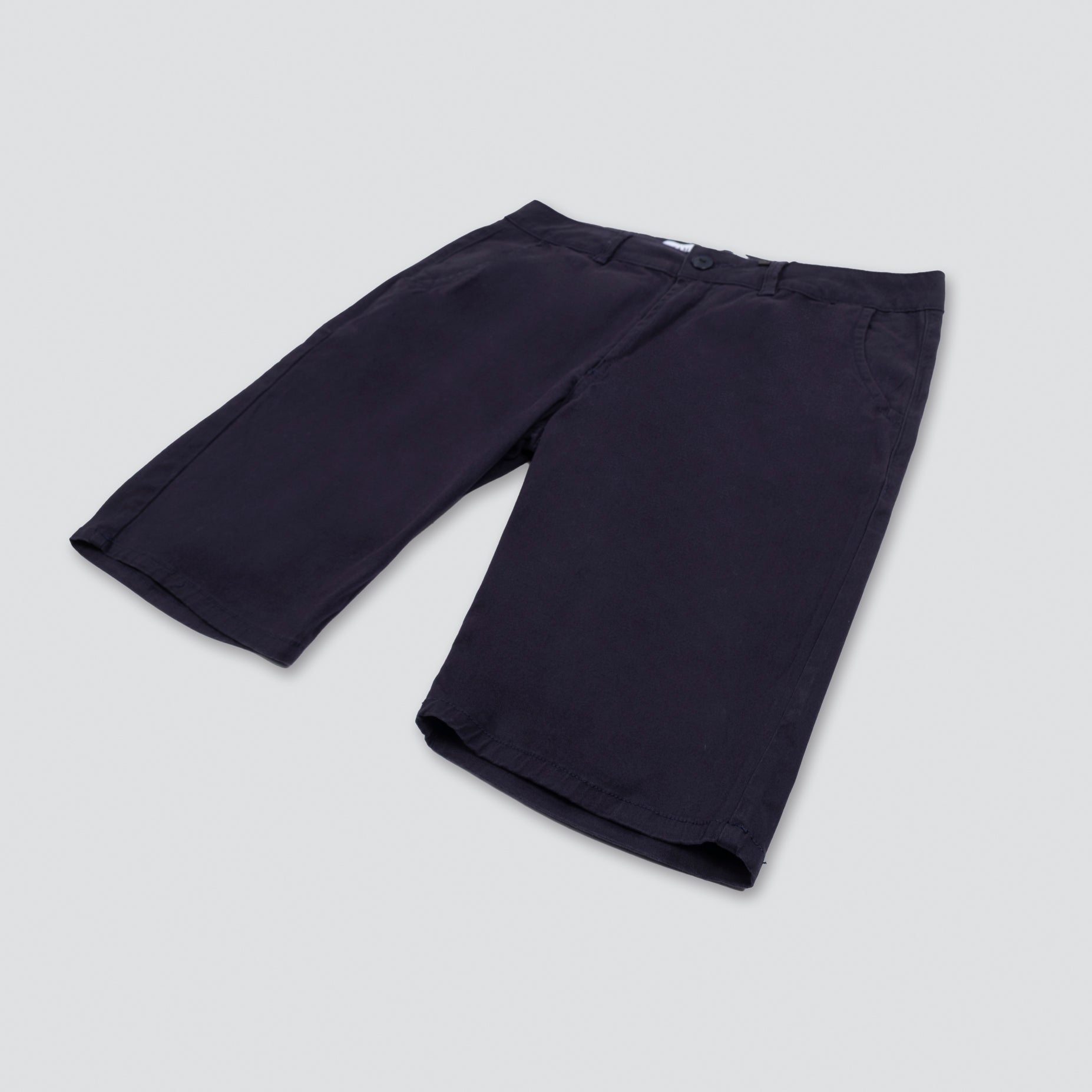 Bermuda hombre dril azul