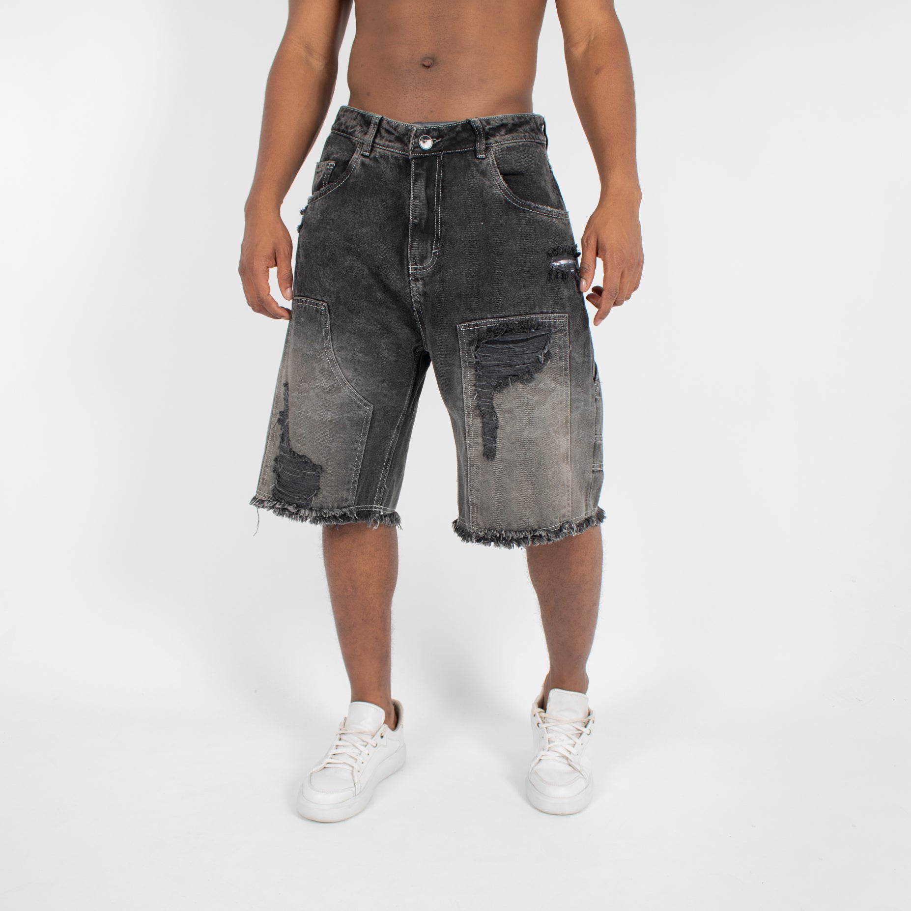 Bermuda hombre jorts gris