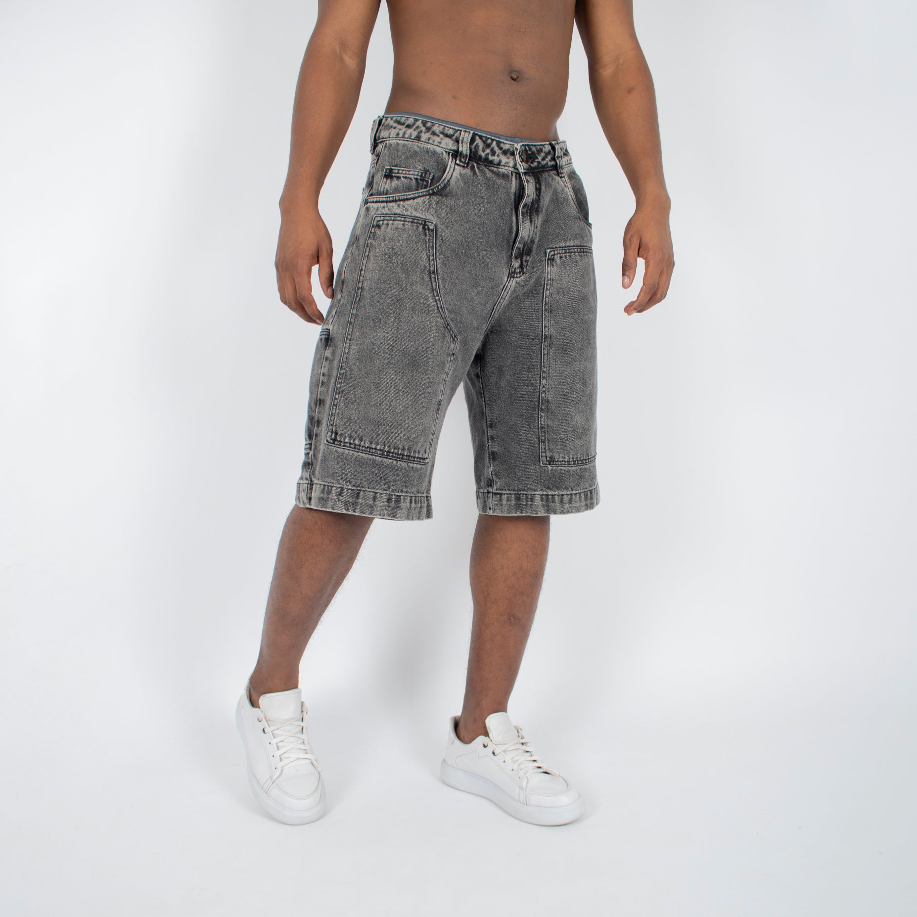 Bermuda hombre jorts gris