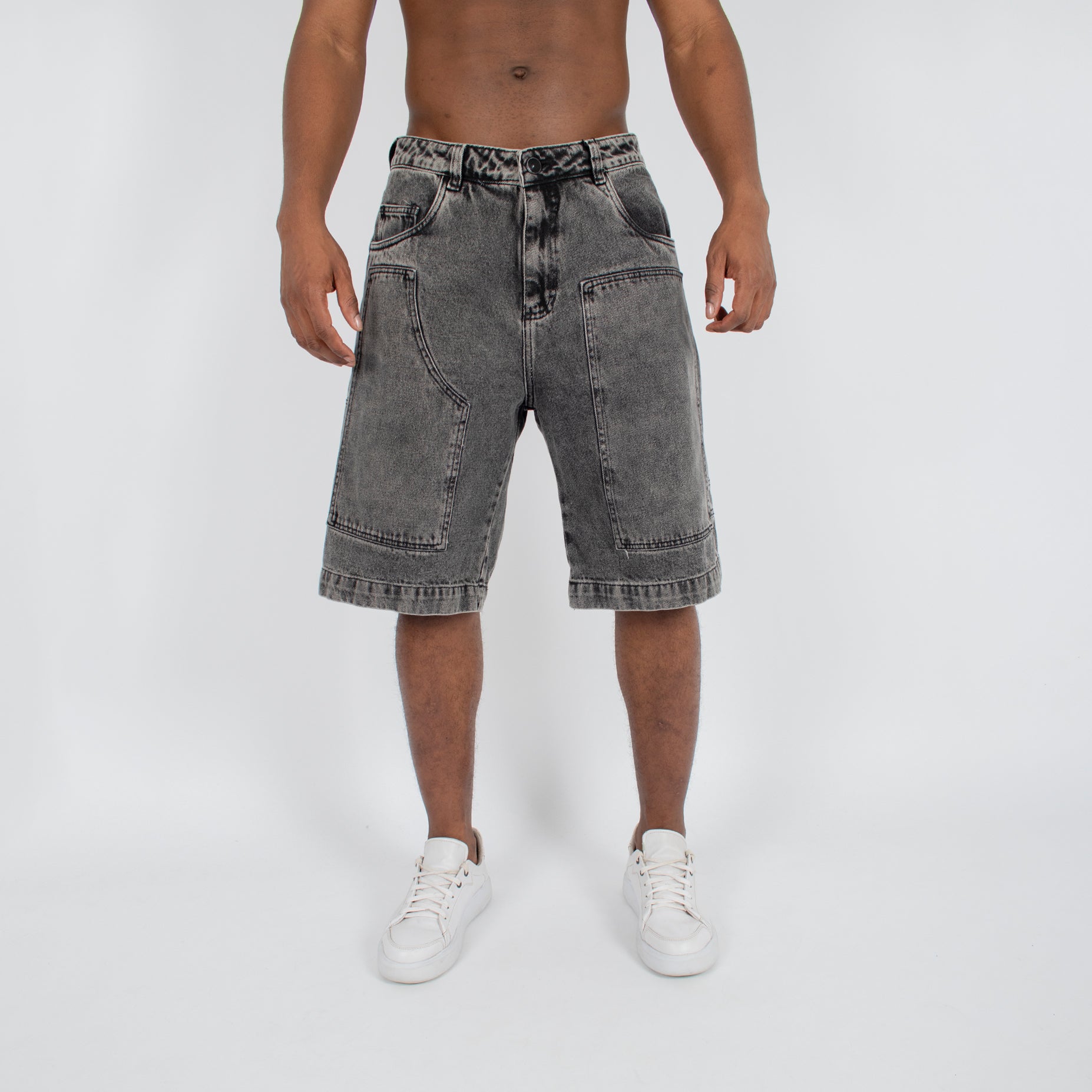 Bermuda hombre jorts gris