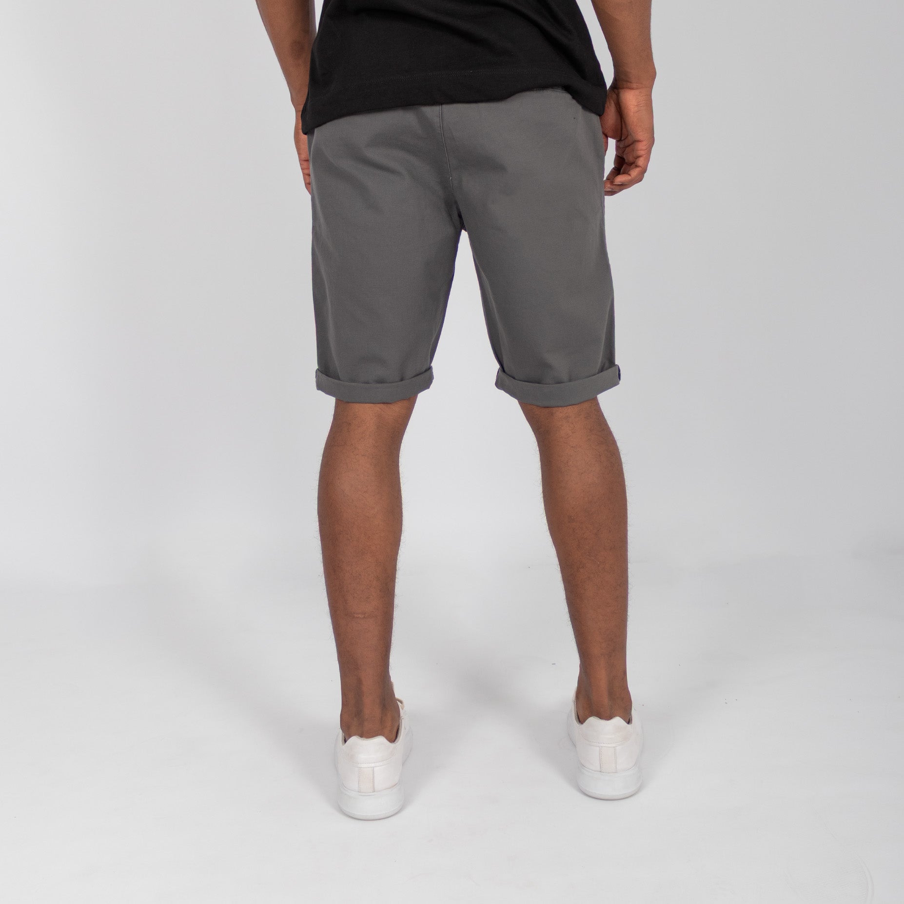 Bermuda hombre dril gris