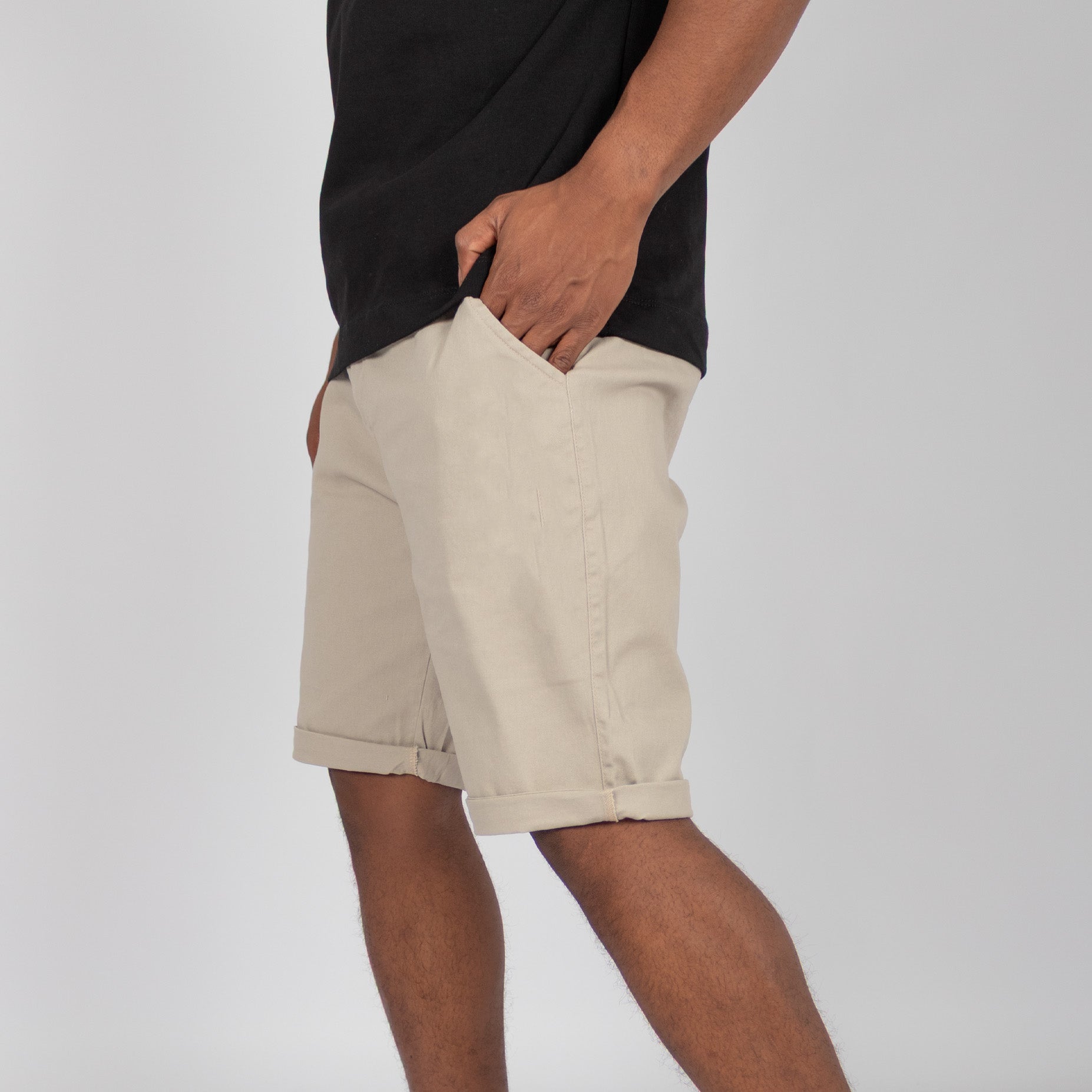 Bermuda hombre dril kaki