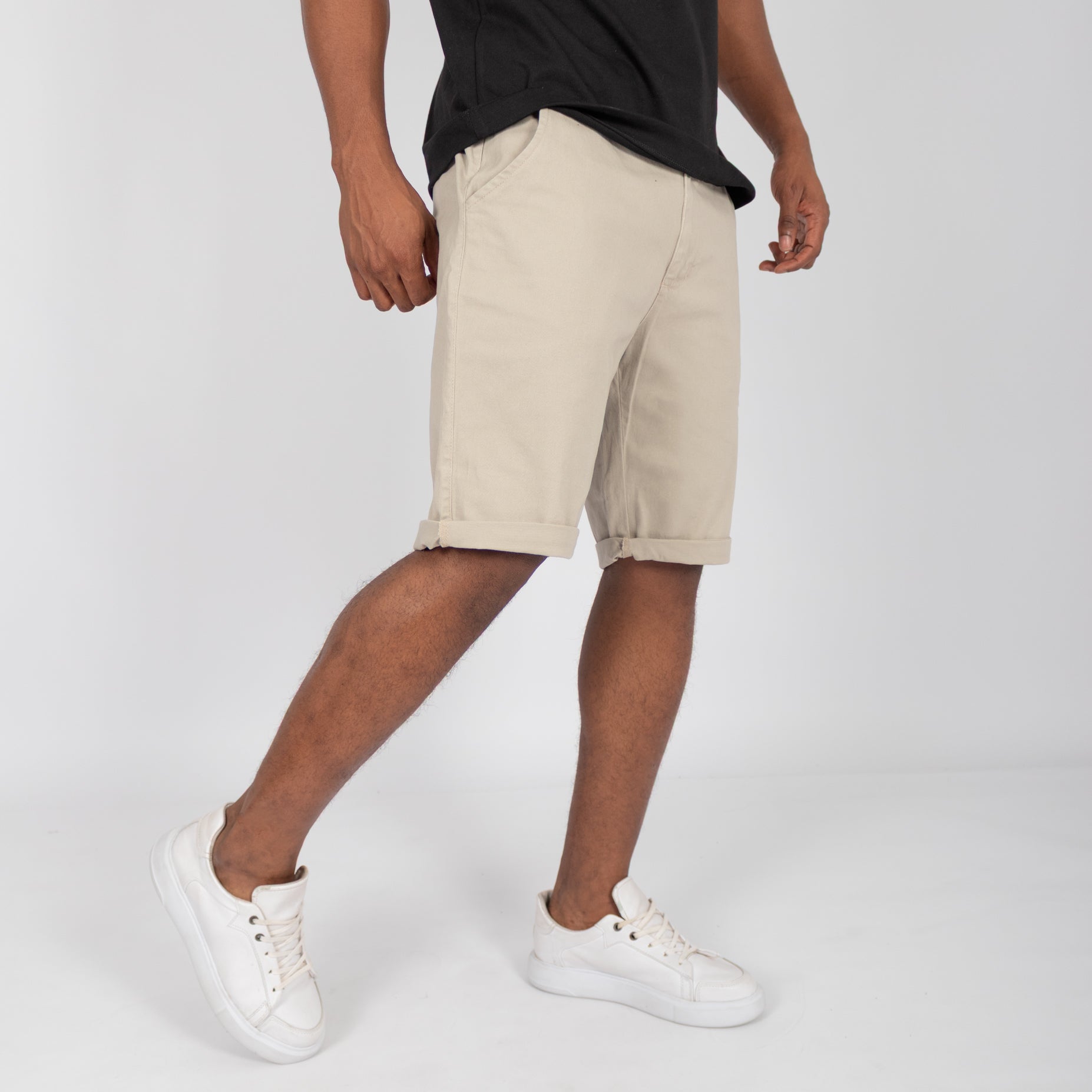 Bermuda hombre dril kaki