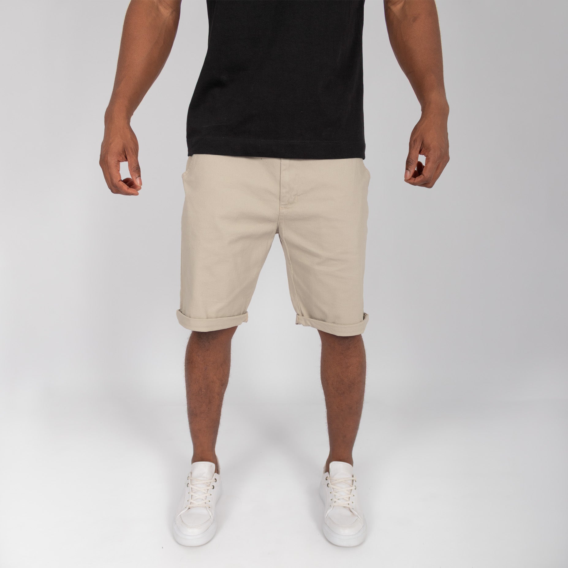 Bermuda hombre dril kaki