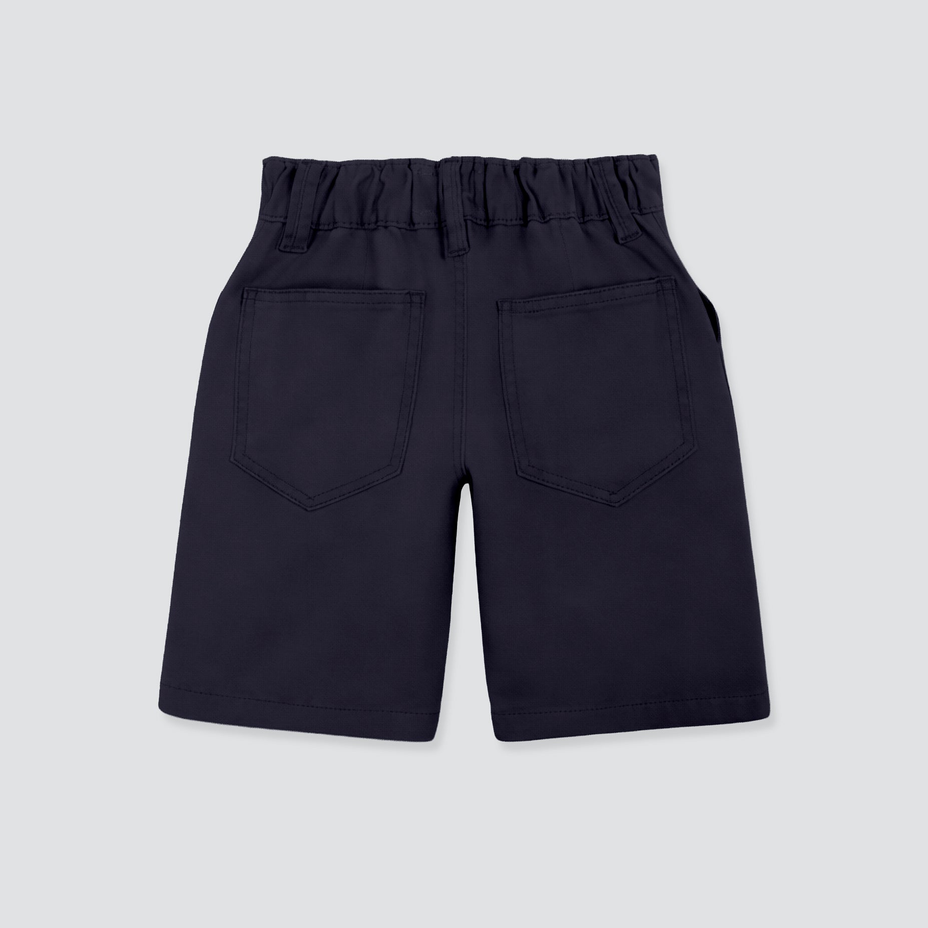 Bermuda niño dril azul