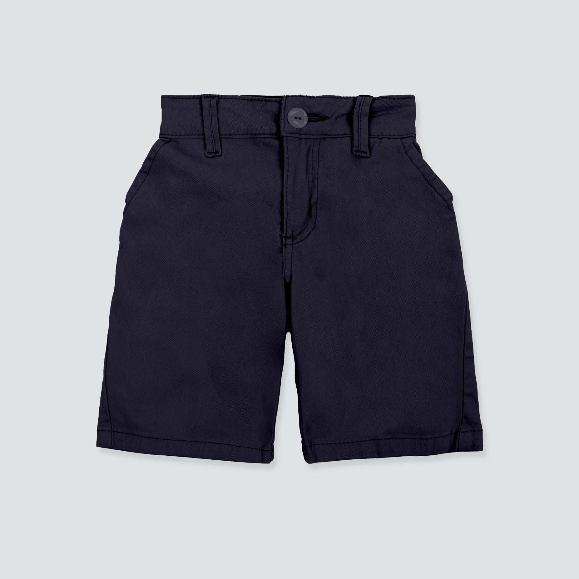 Bermuda niño dril azul