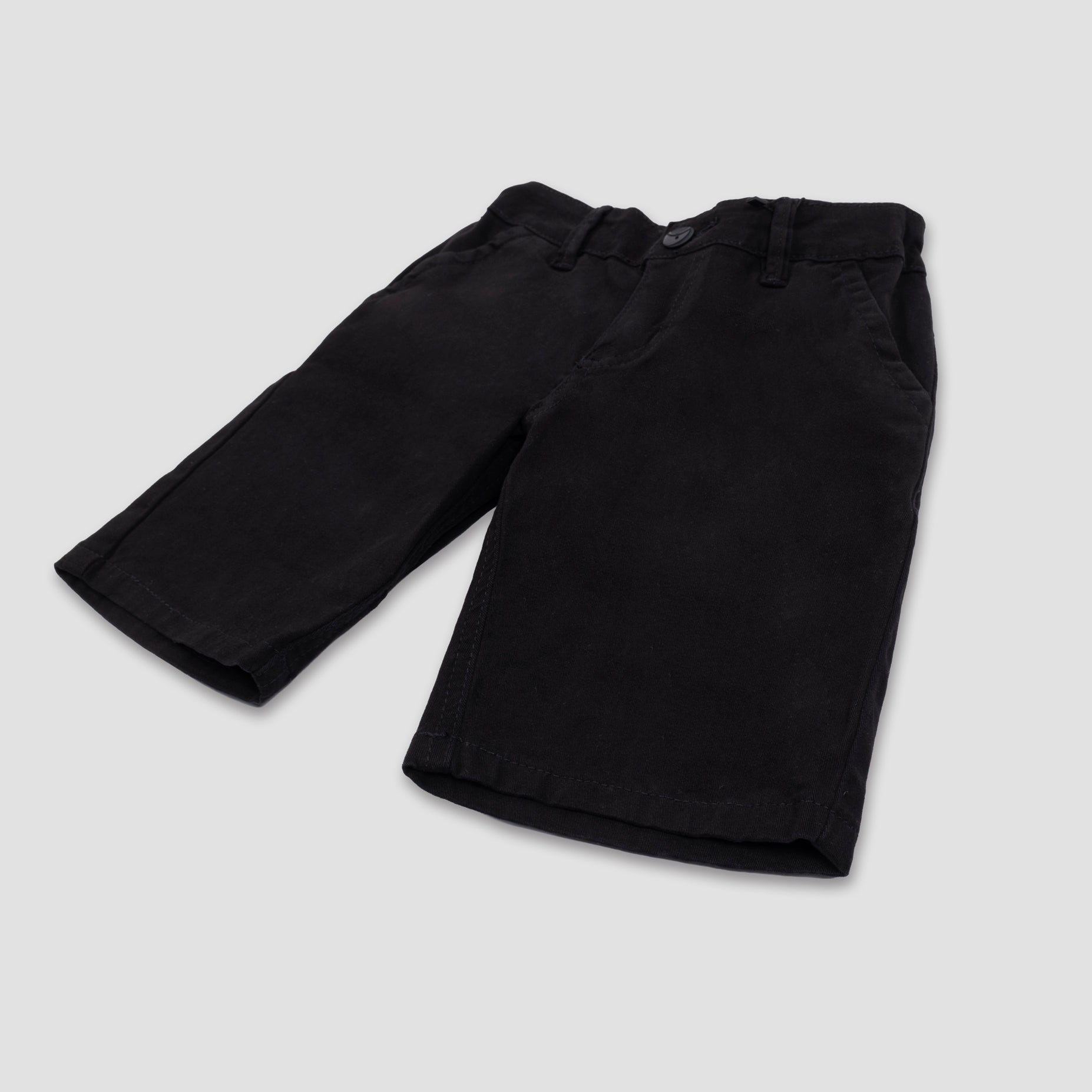 Bermuda niño dril negro