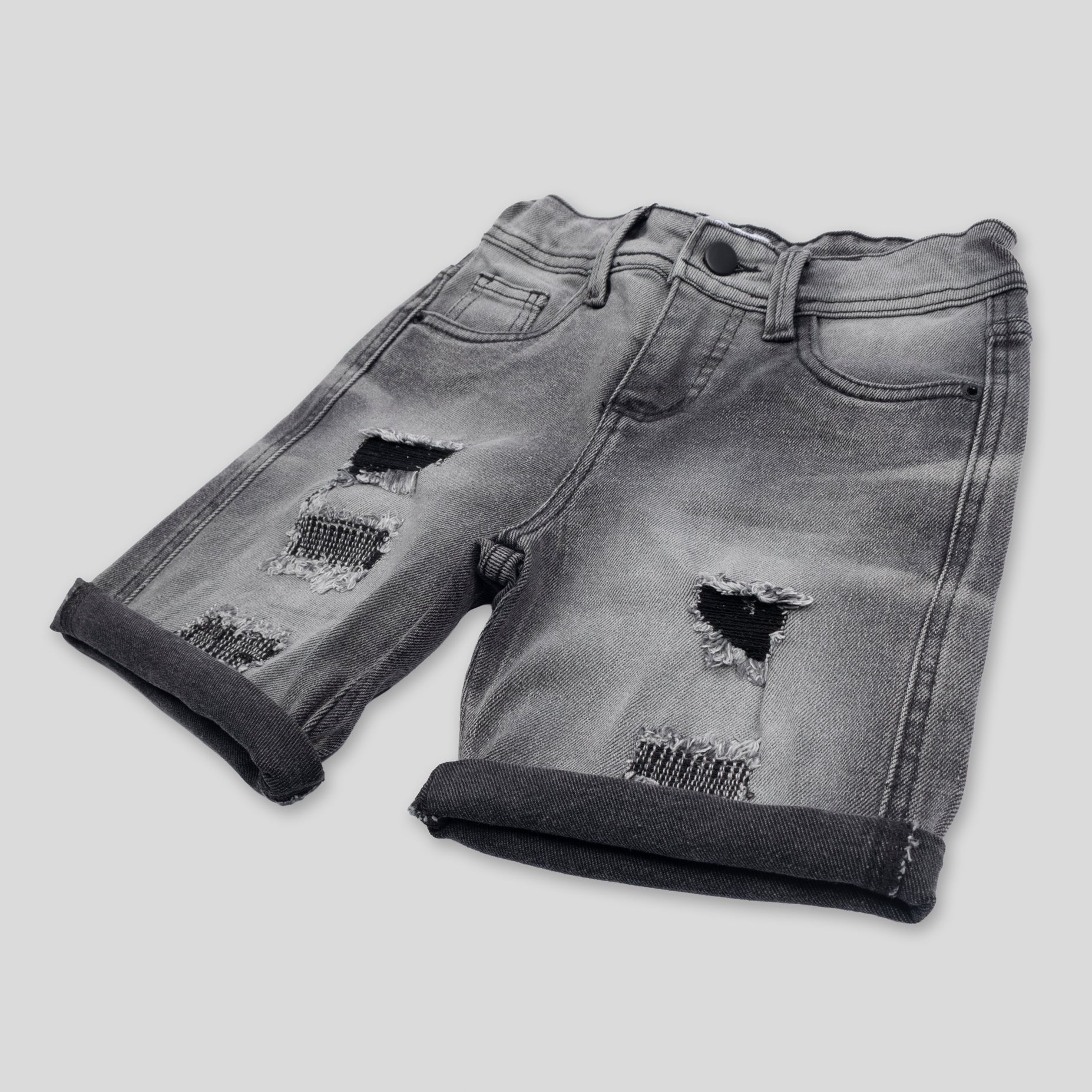 Bermuda niño gris clara