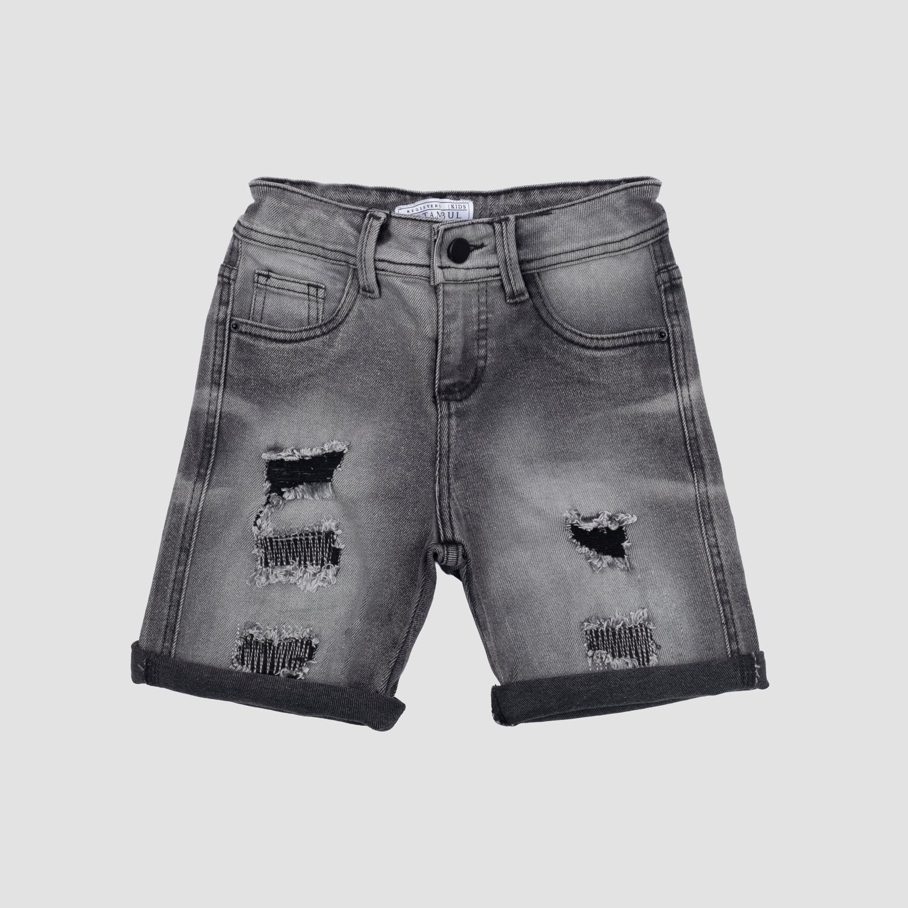 Bermuda niño gris clara