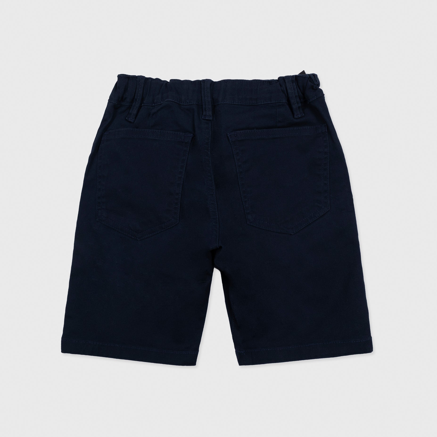 Bermuda niño dril azul turqui