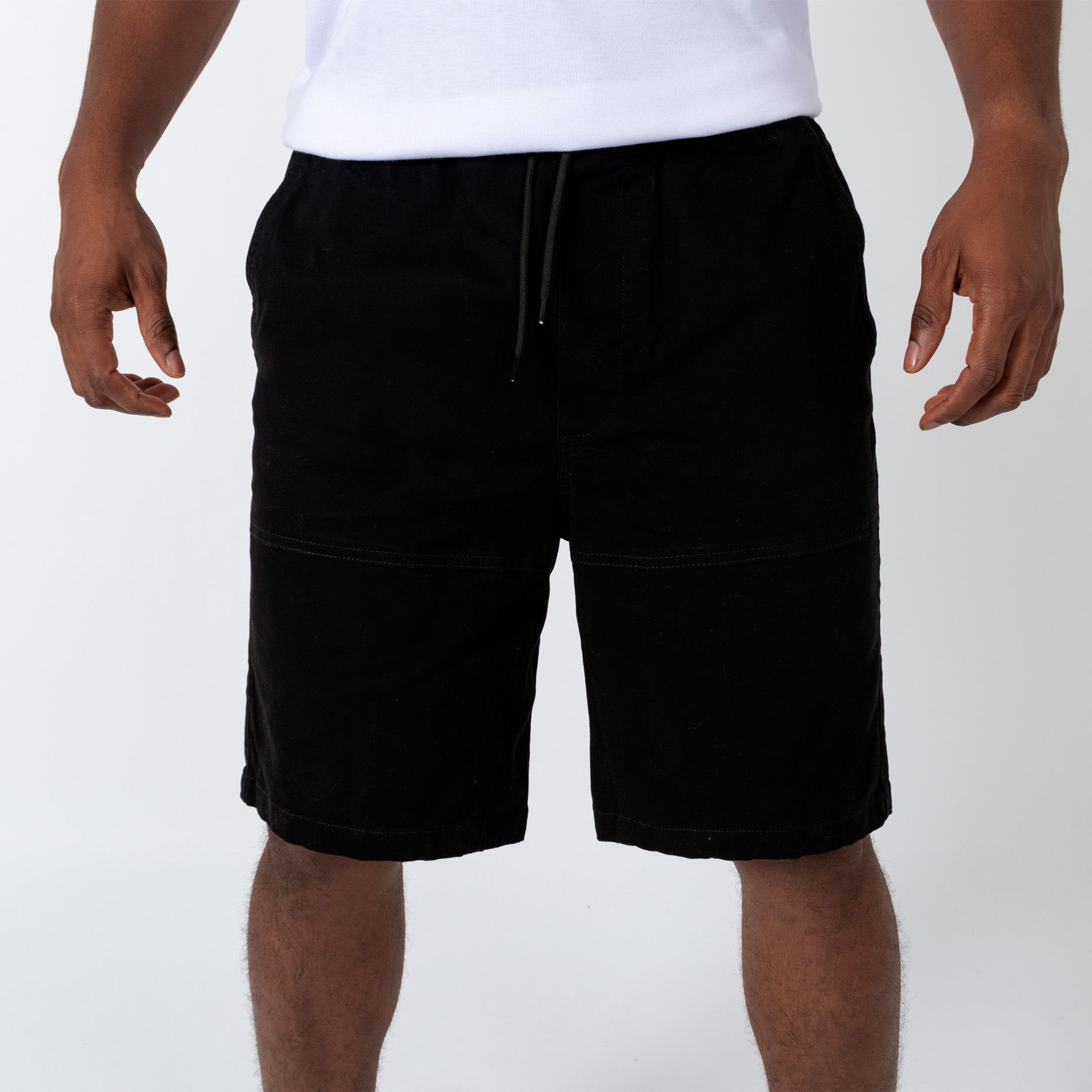 Bermuda hombre dril negra