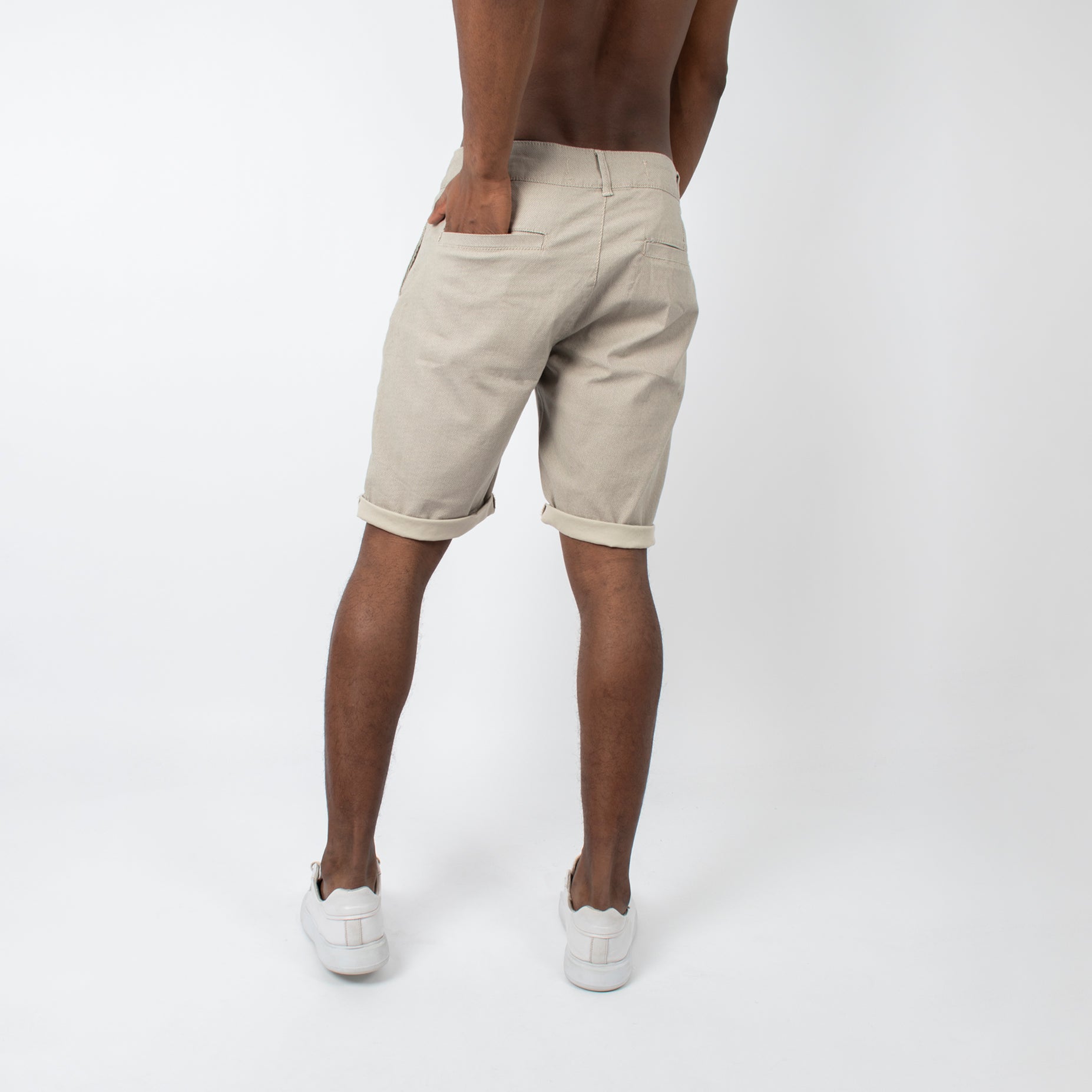 Bermuda hombre dril arena