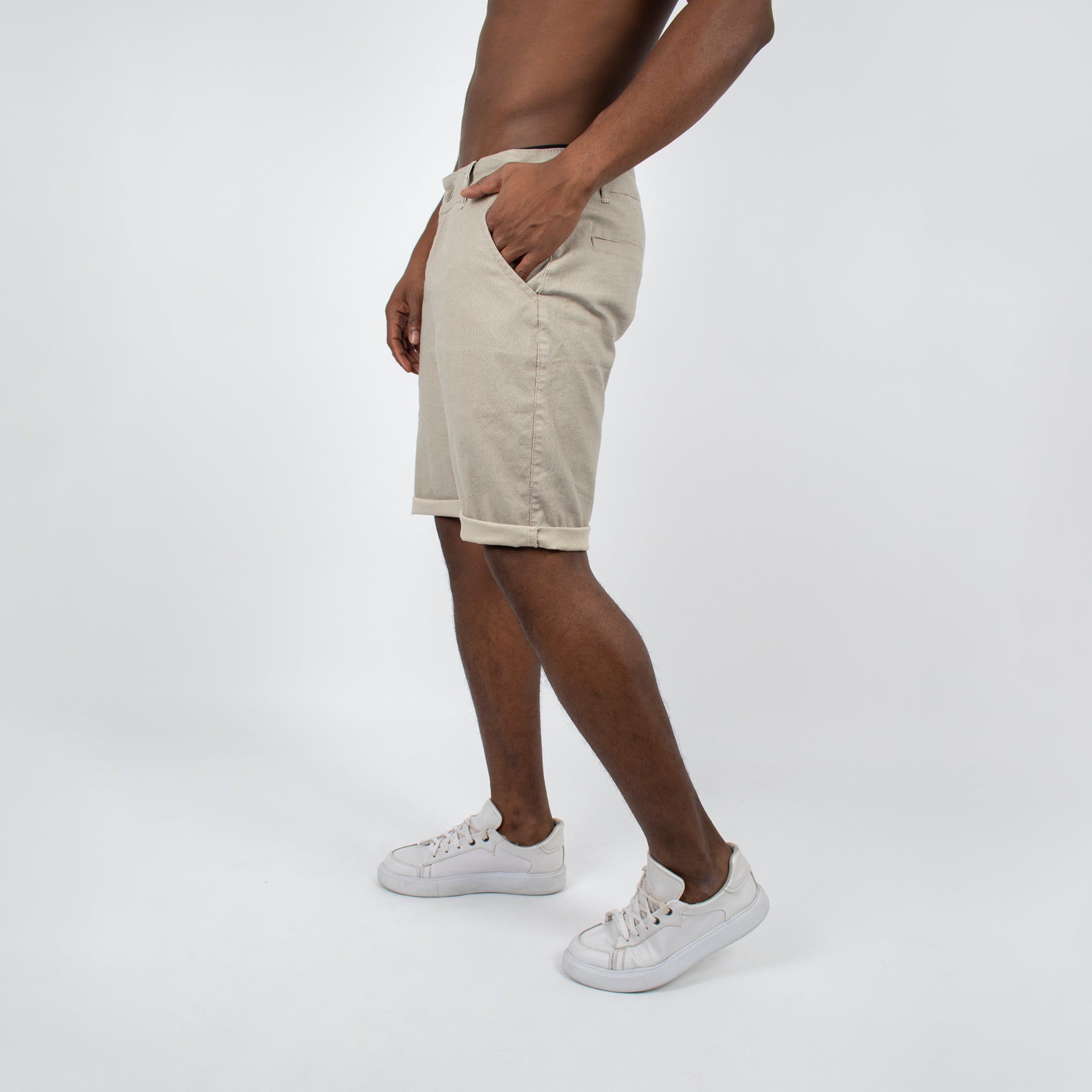 Bermuda hombre dril arena