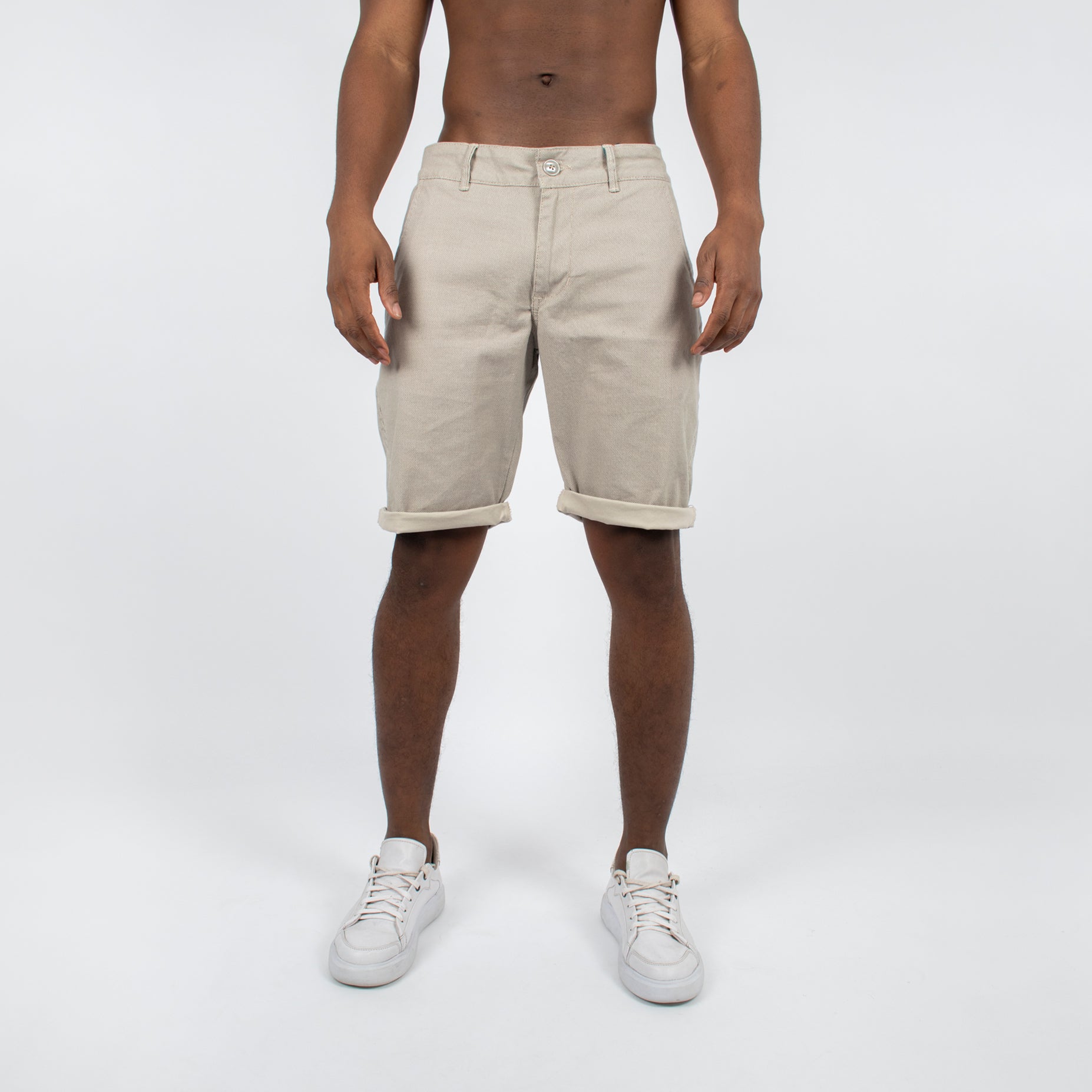 Bermuda hombre dril arena