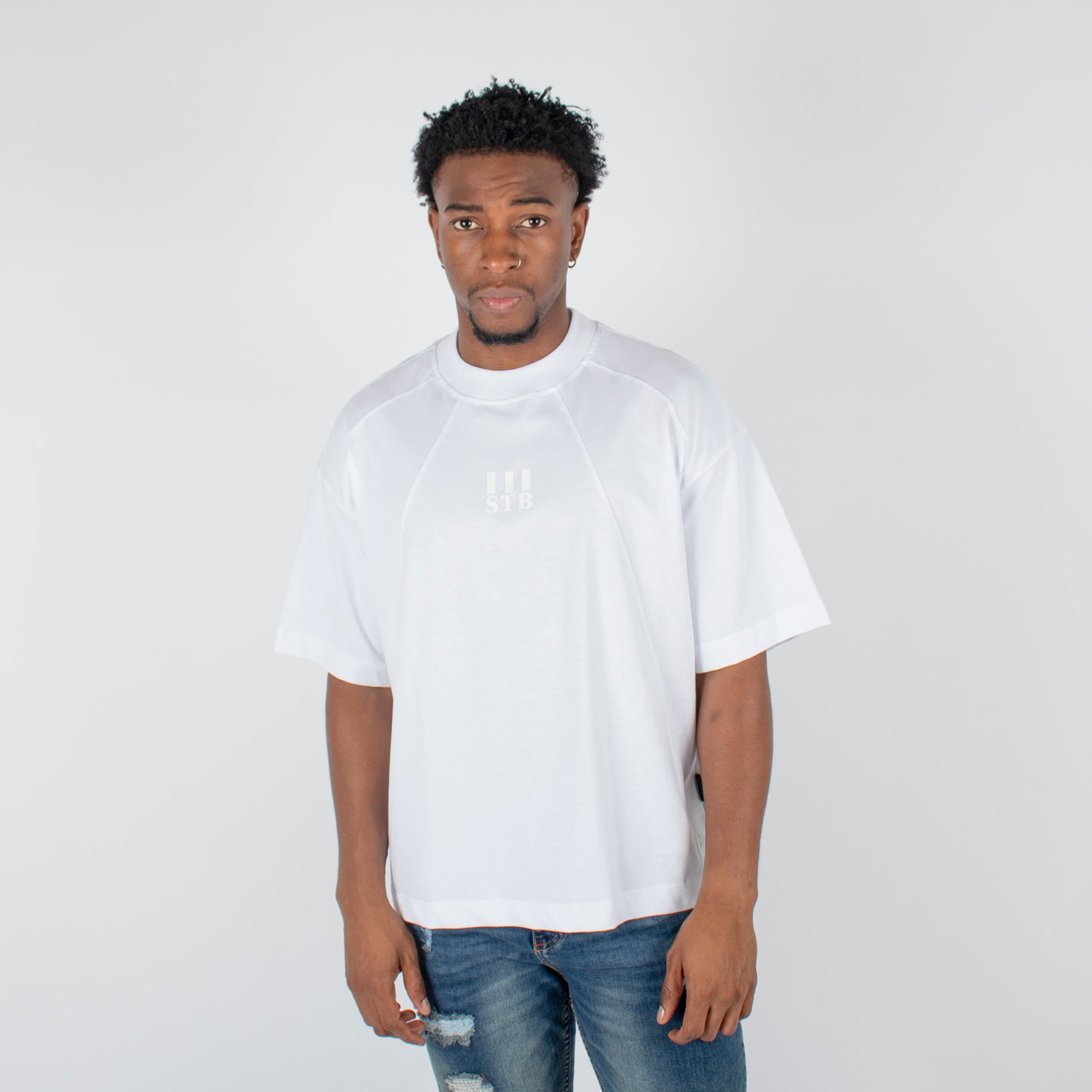 Camiseta hombre Boxi corte blanca