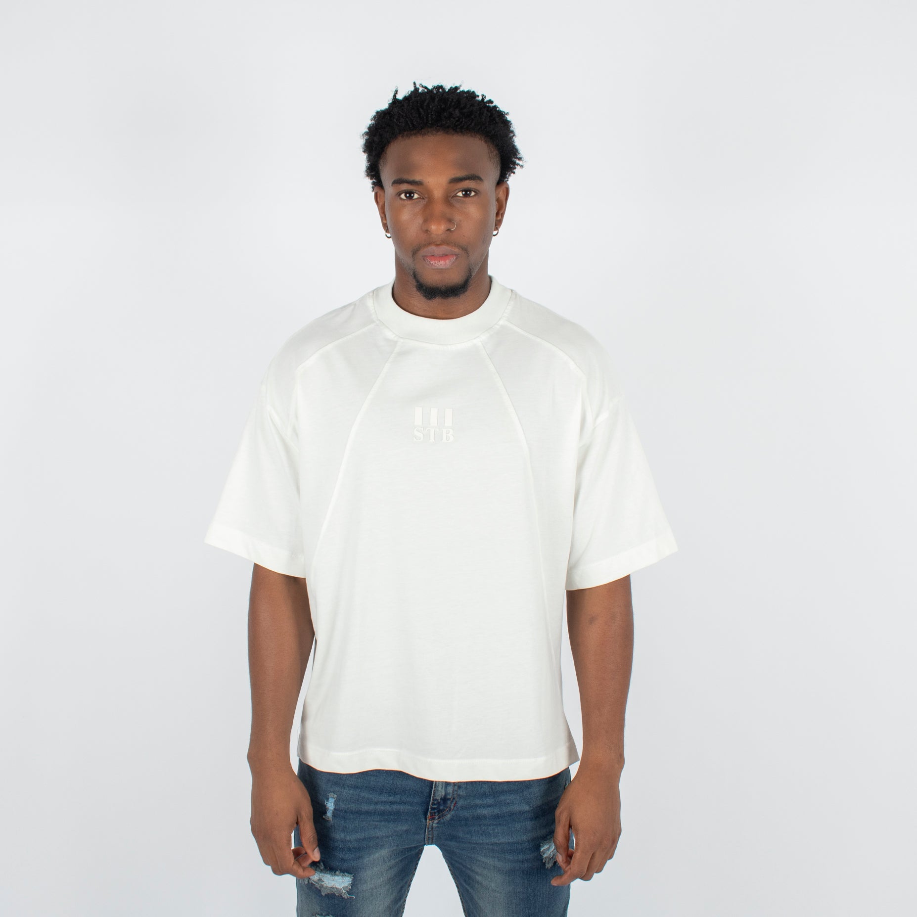 Camiseta hombre Boxi corte crudo