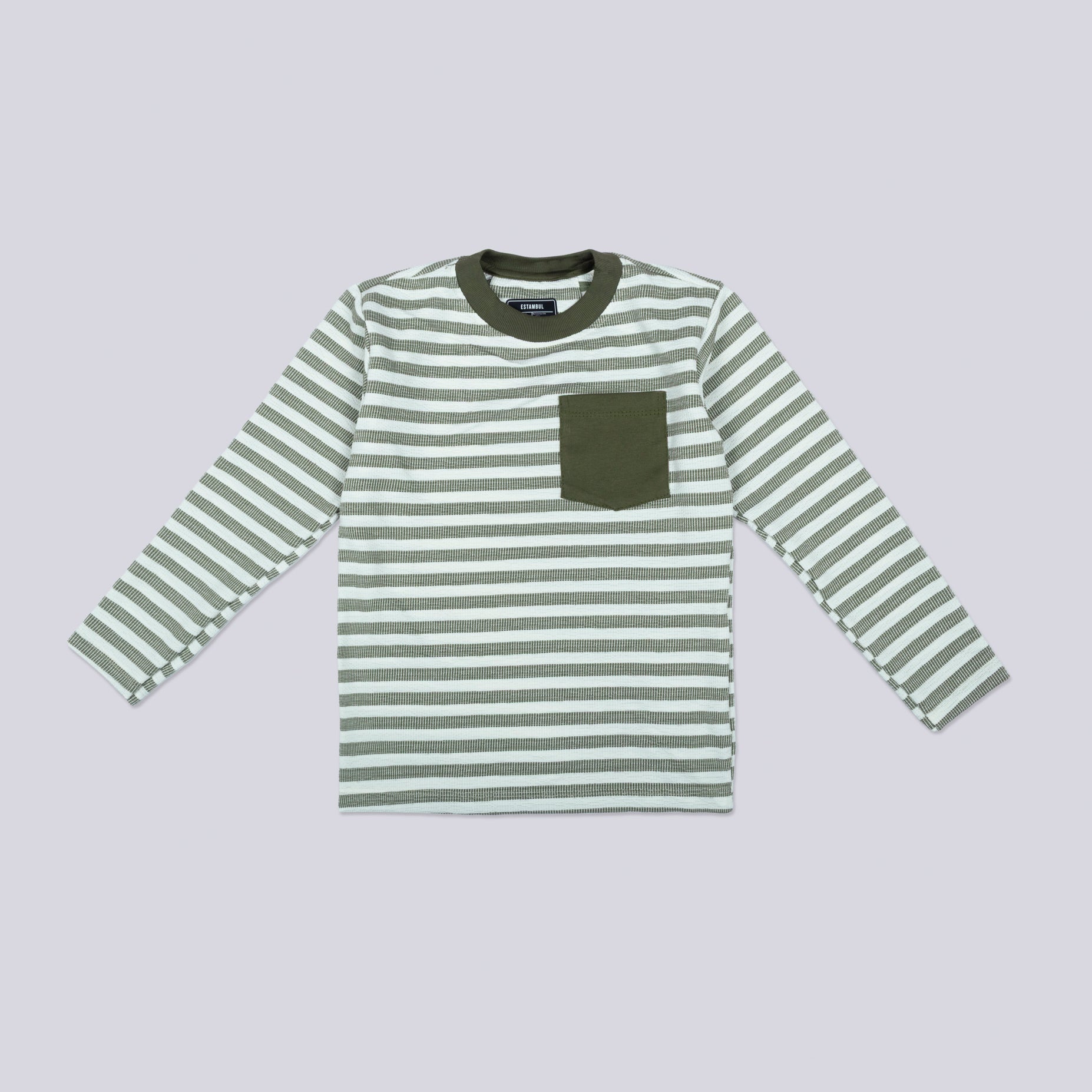 Camiseta niño textura M.L. Verde