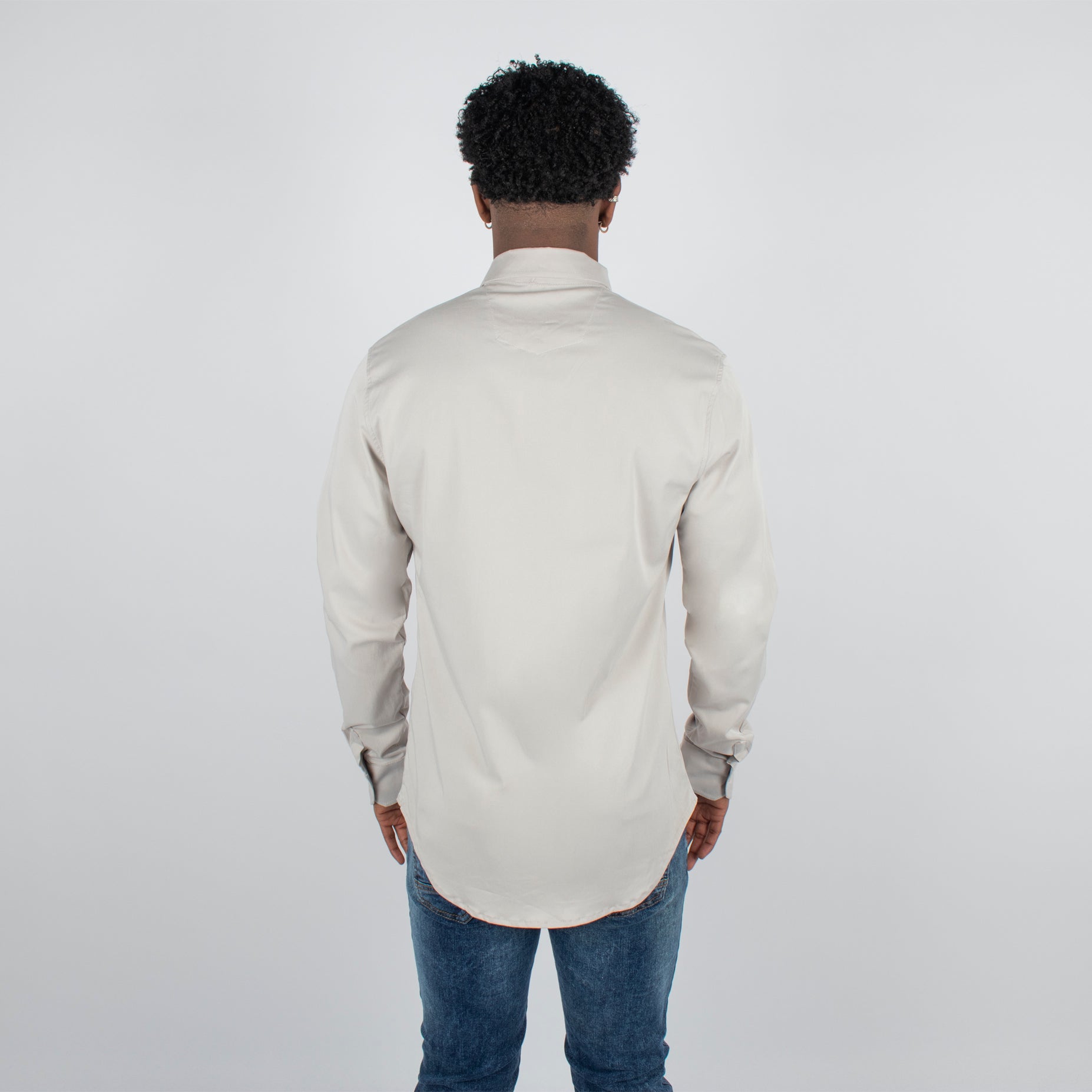 Camisa hombre Ml gris