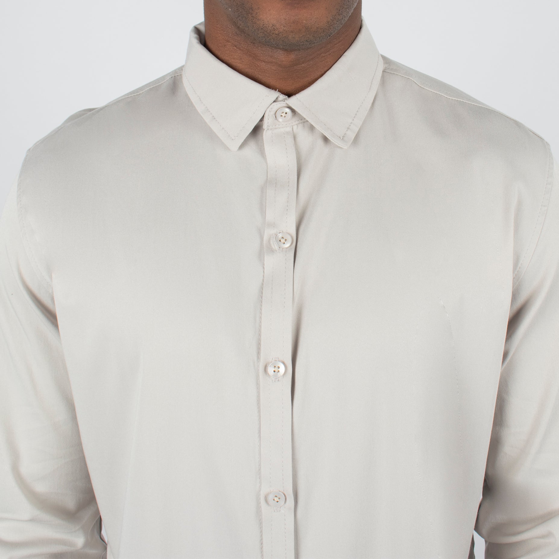 Camisa hombre Ml gris