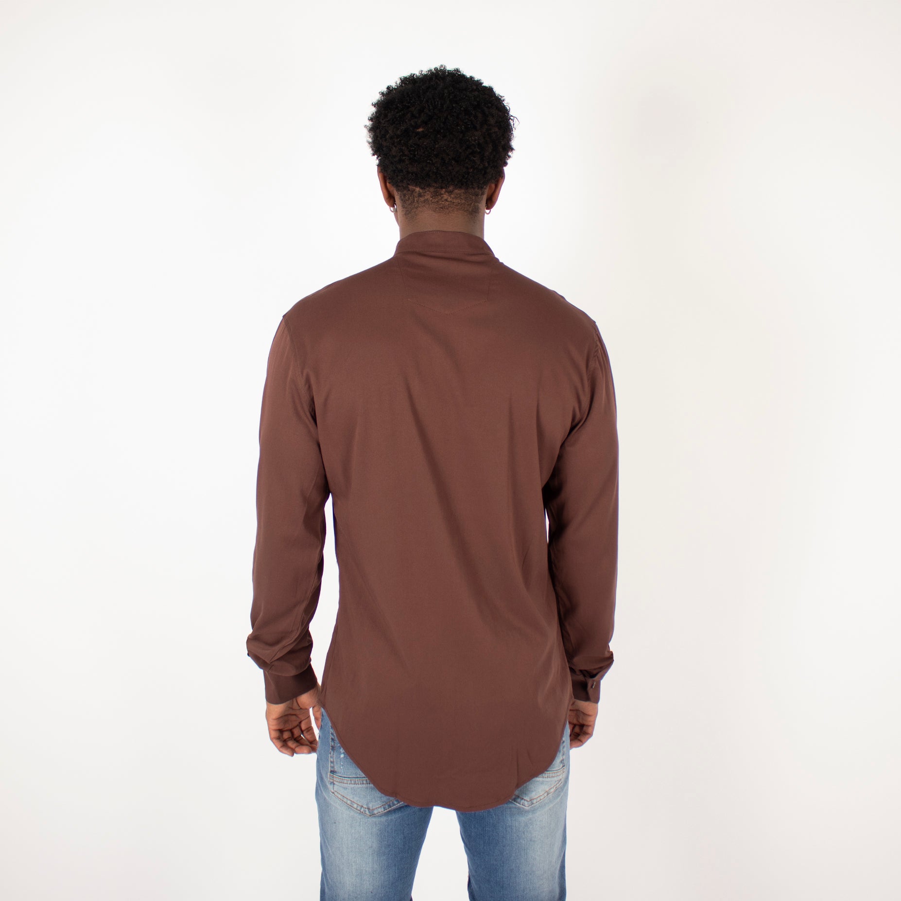 Camisa hombre Ml  neru cafe