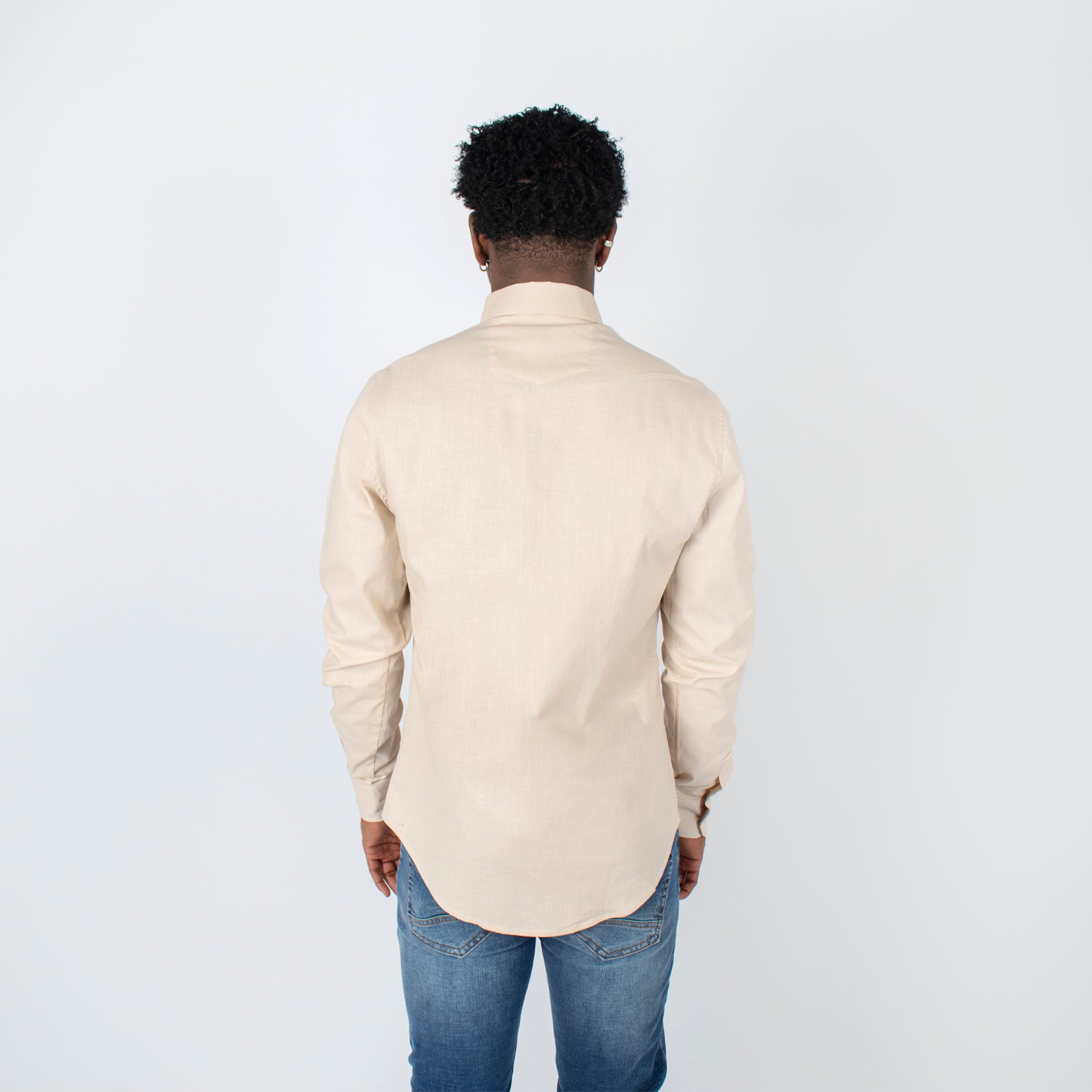 Camisa hombre ML beige