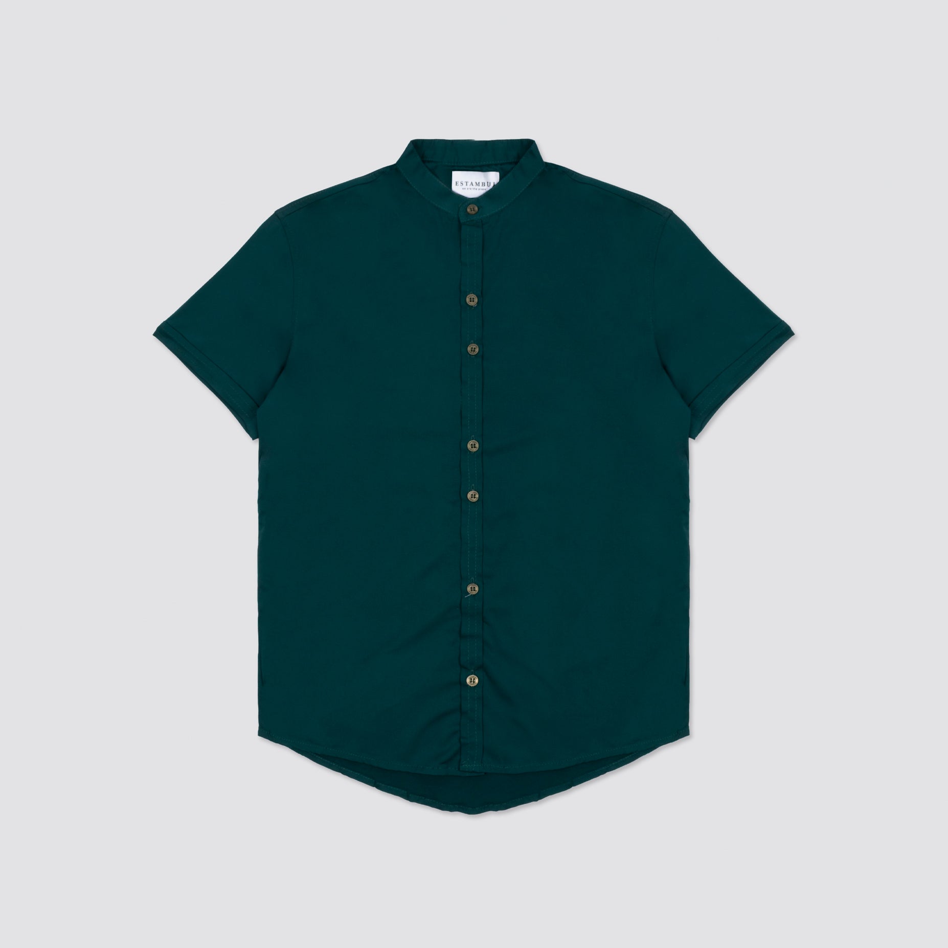 Camisa hombre basica verde