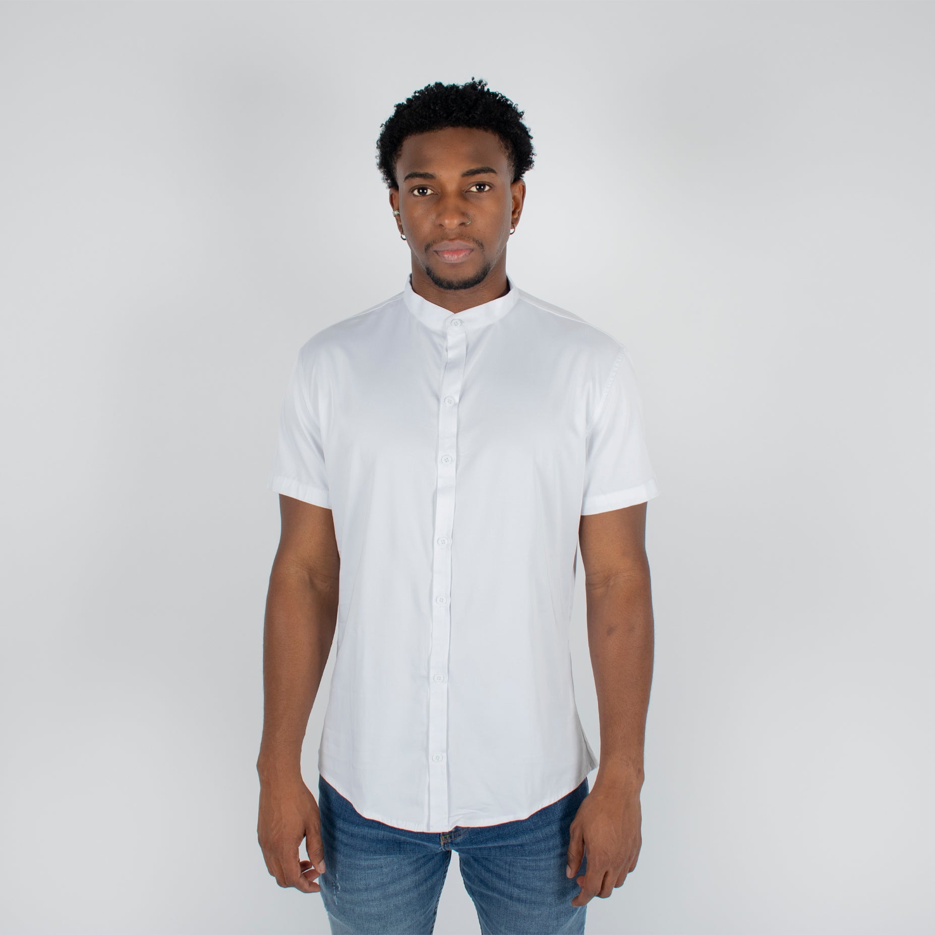 Camisa hombre Básica blanca