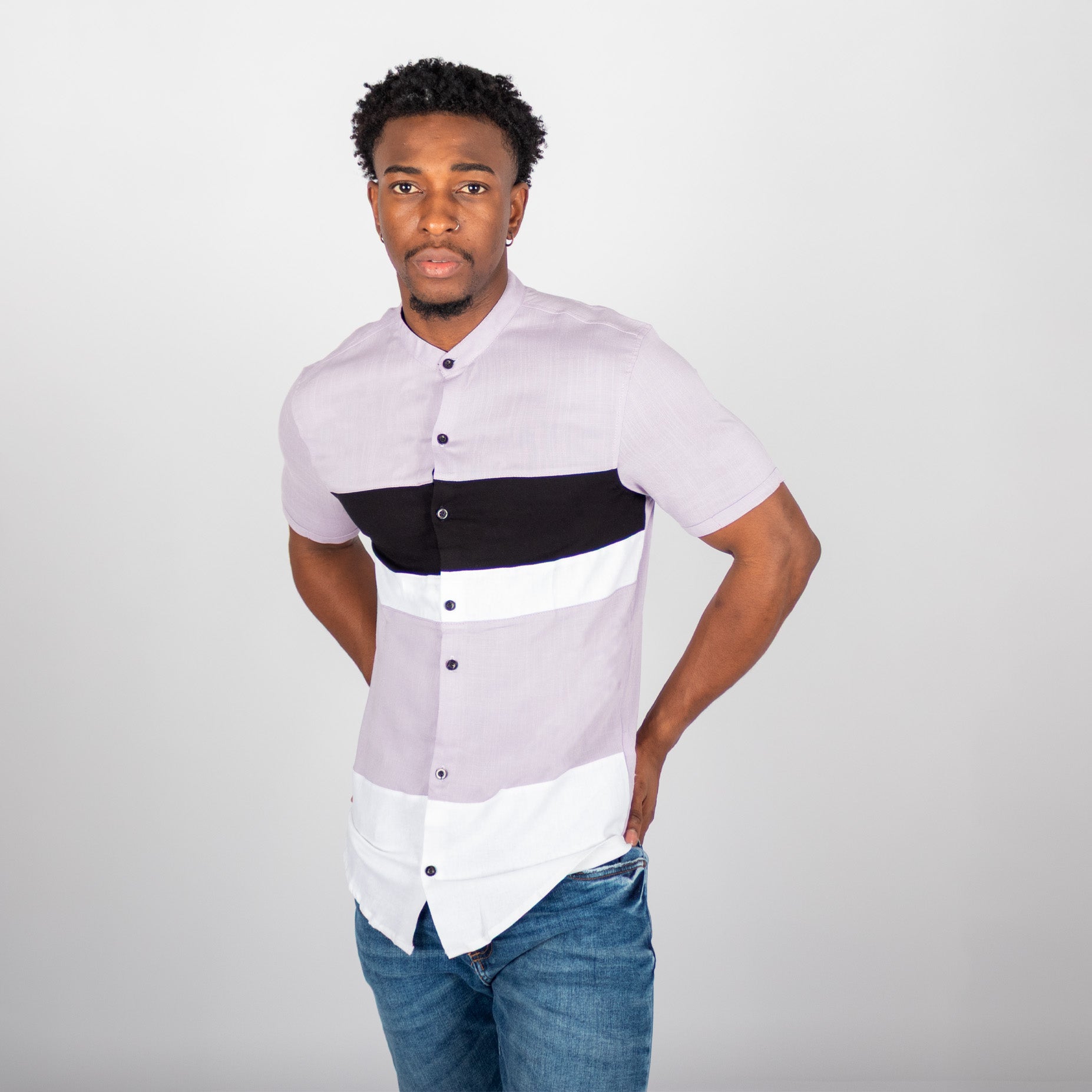 Camisa hombre con corte