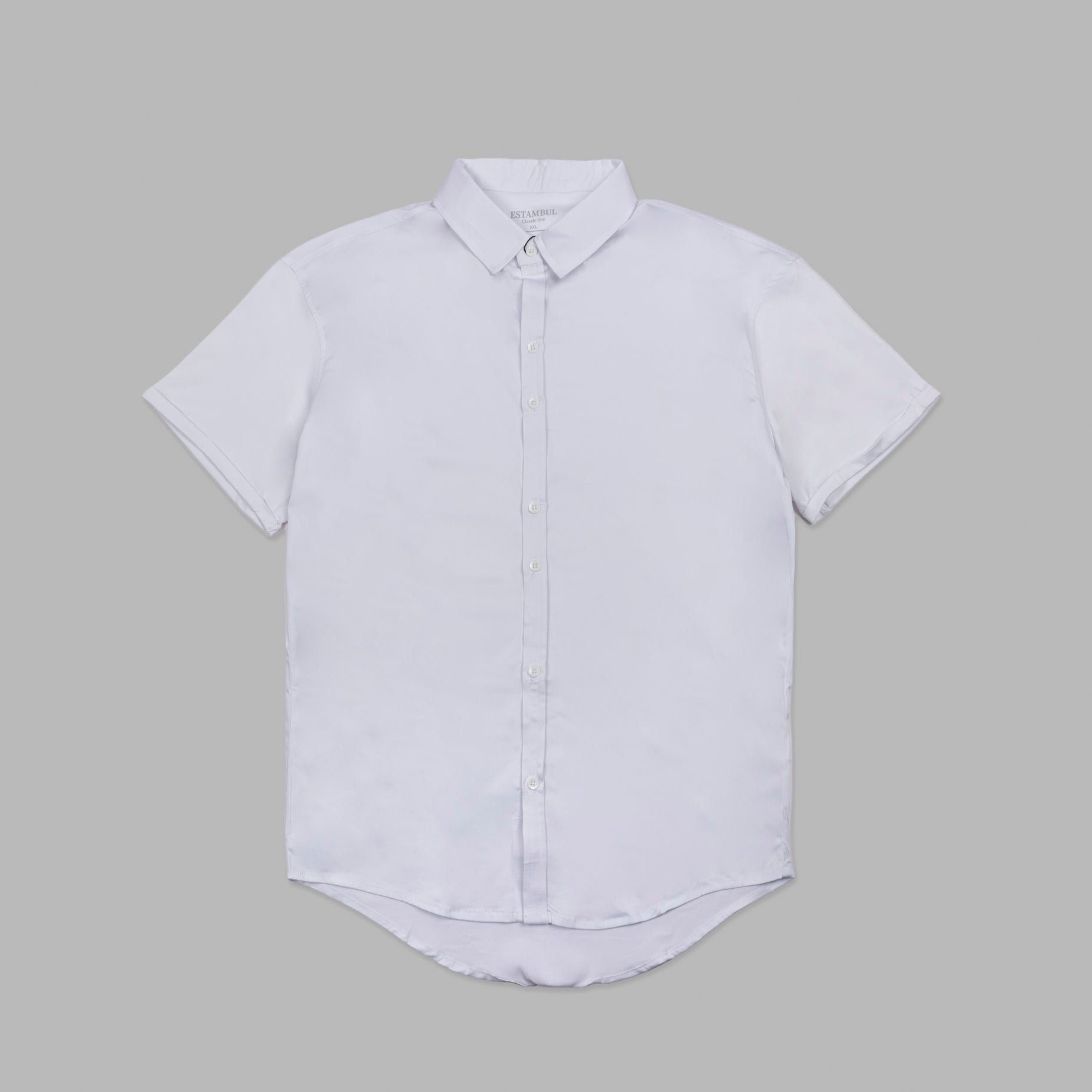 Camisa hombre básica cuello  blanca
