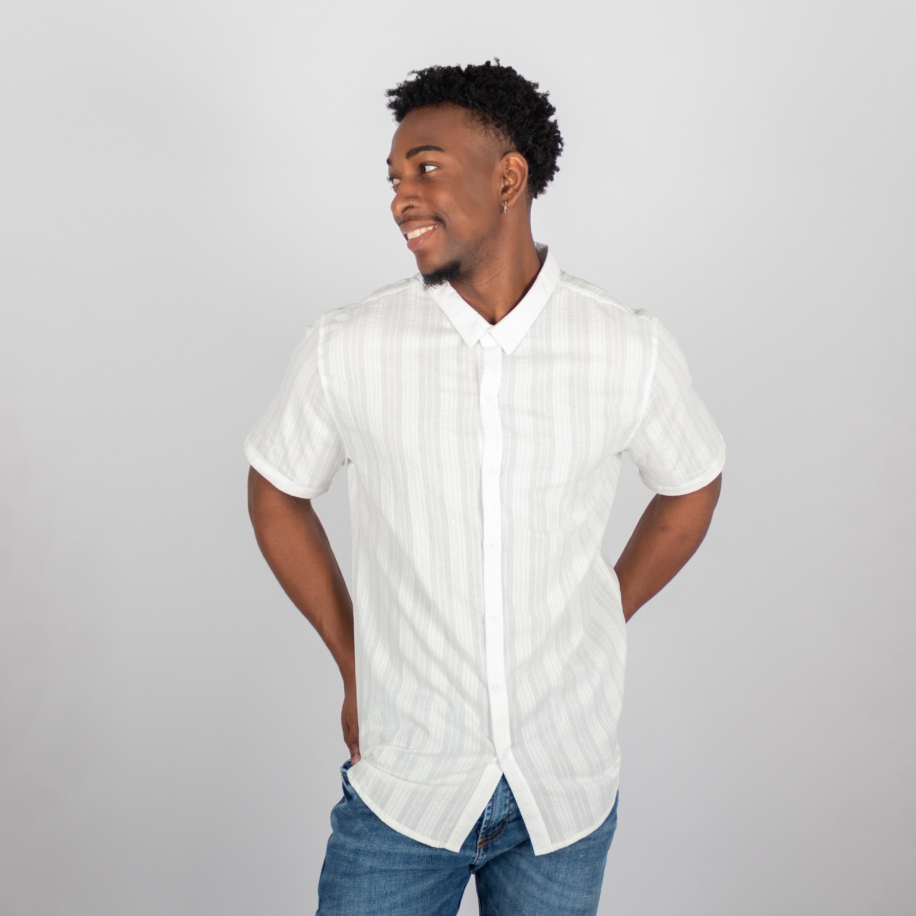 Camisa hombre textura