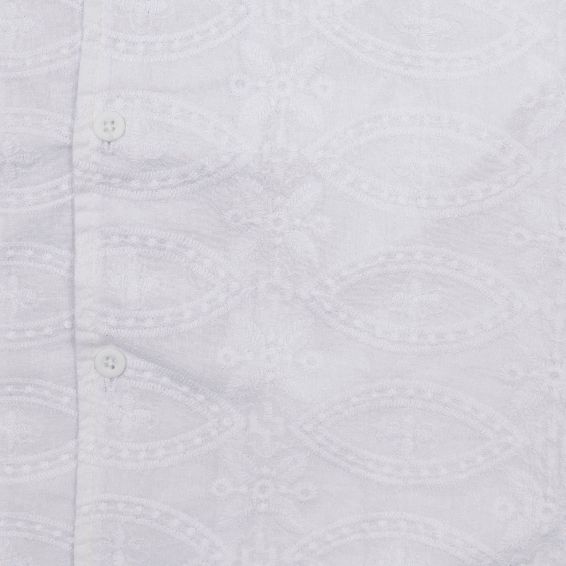 Camisa hombre cuello degrade blanca