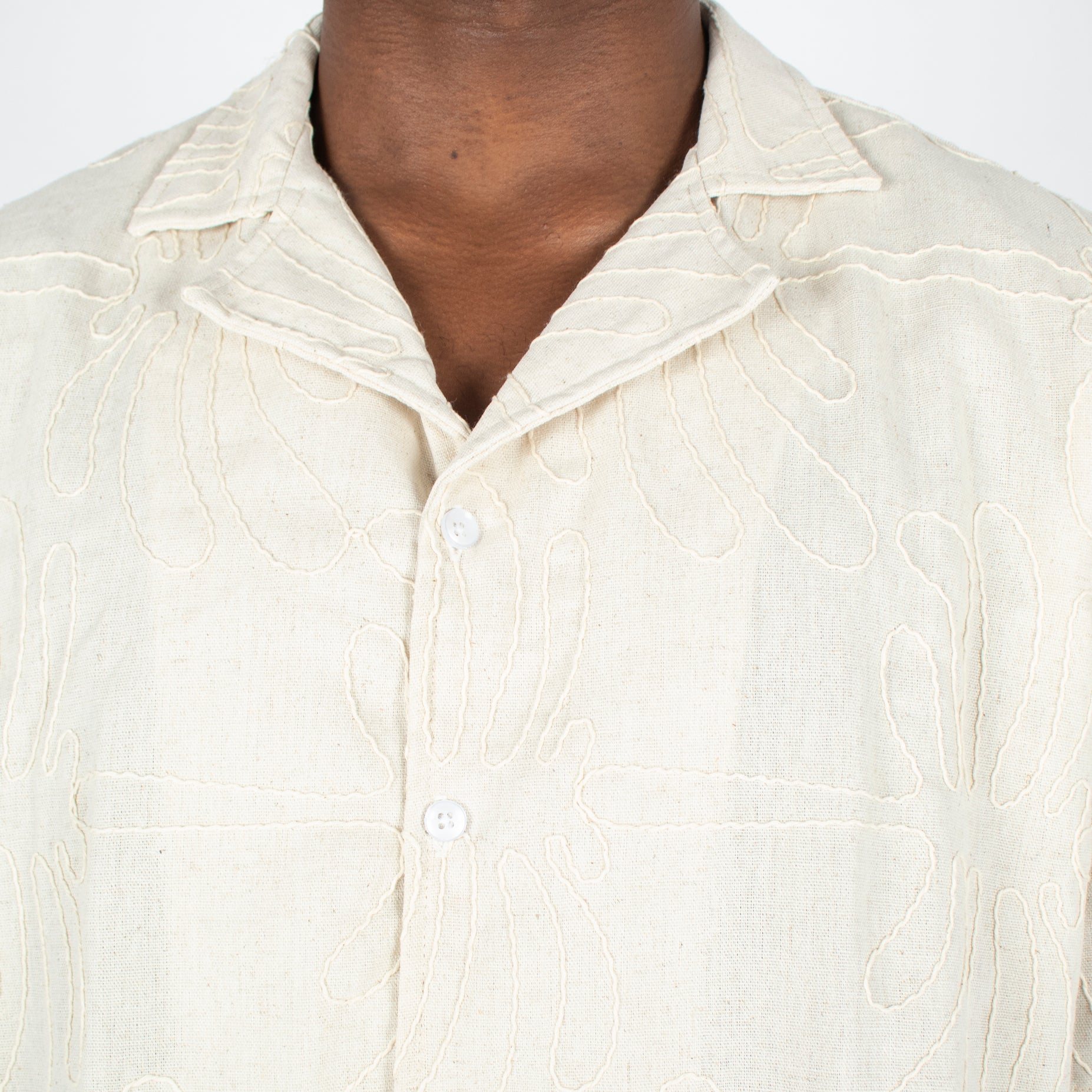 Camisa hombre cuello sport tejida