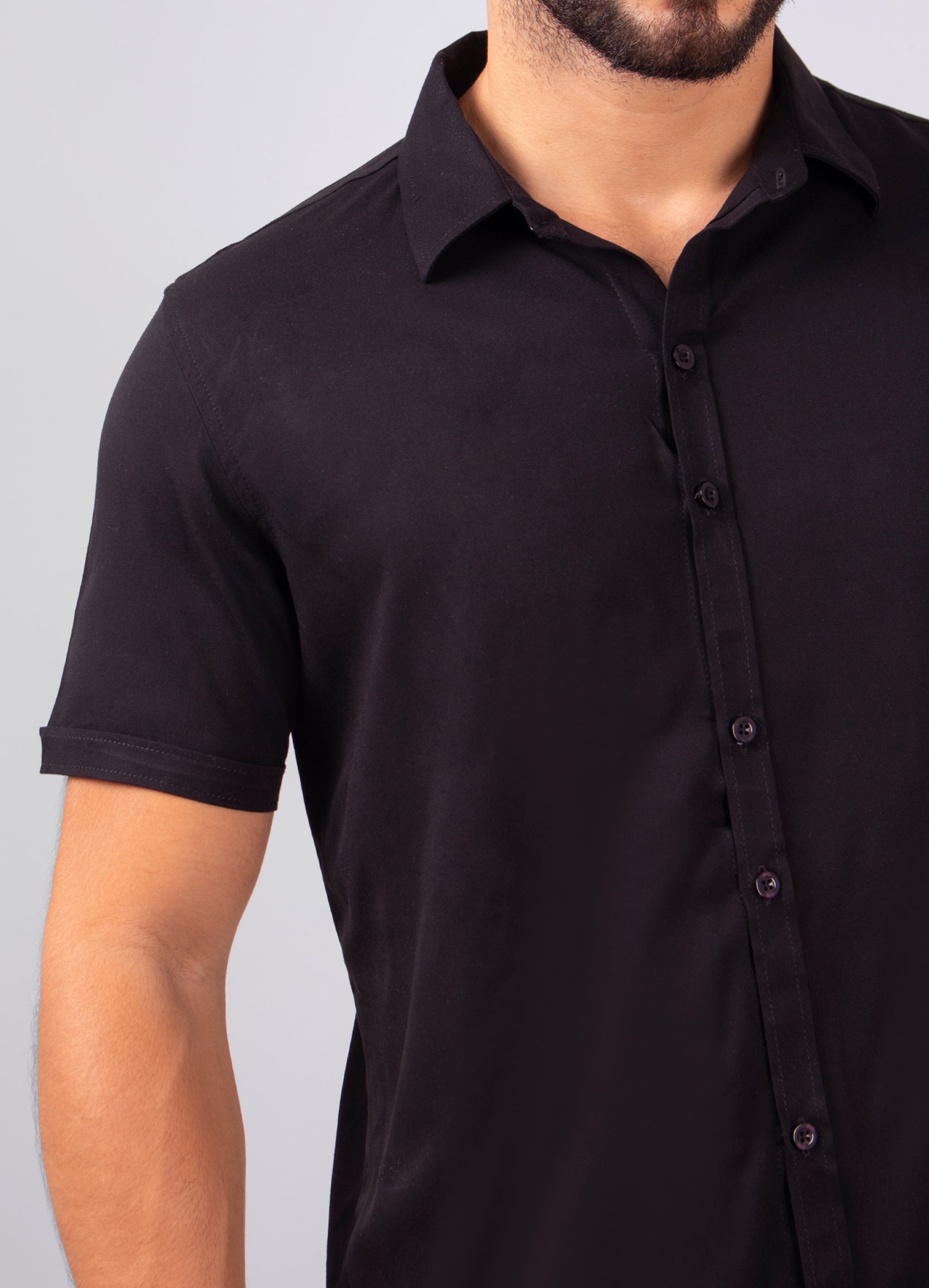 Camisa hombre Cuello Alto