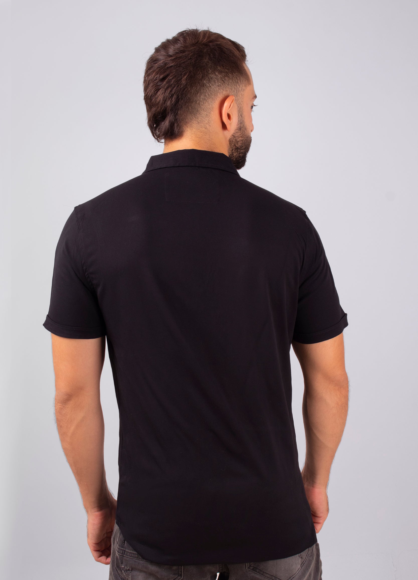 Camisa hombre Cuello Alto