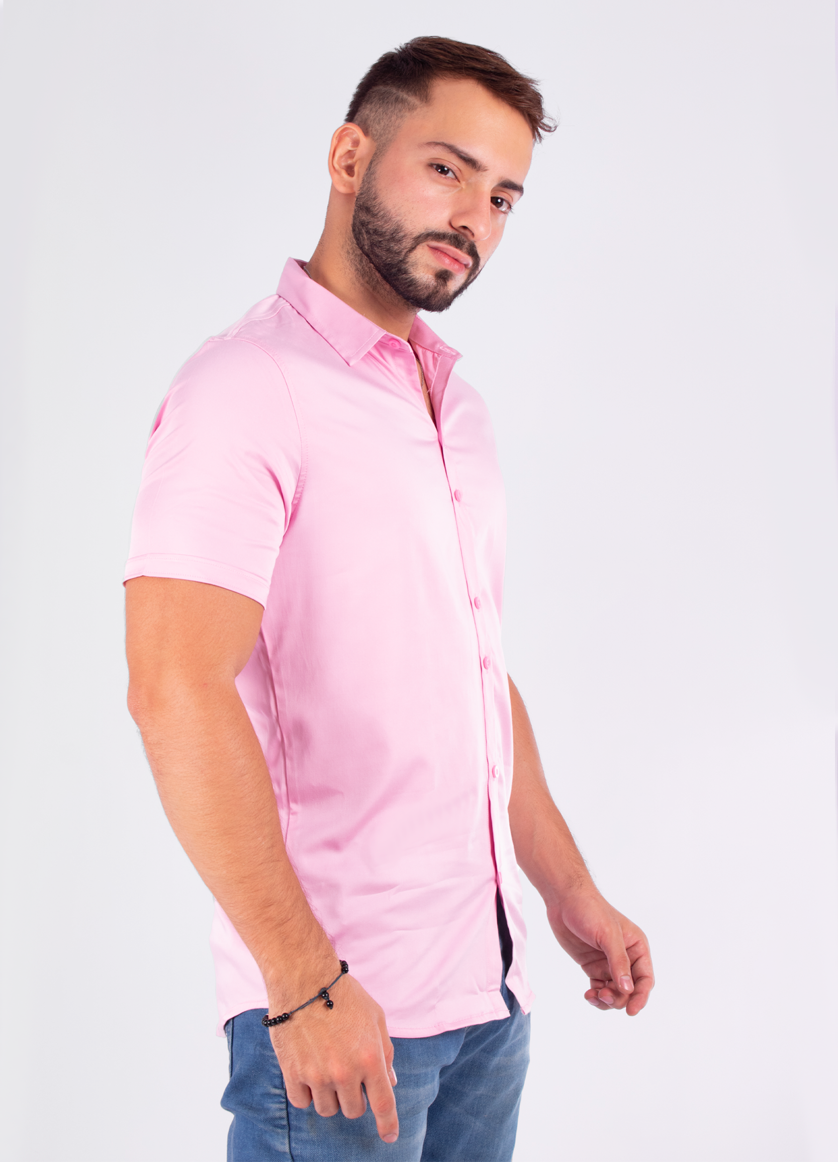 Camisa hombre Cuello Alto