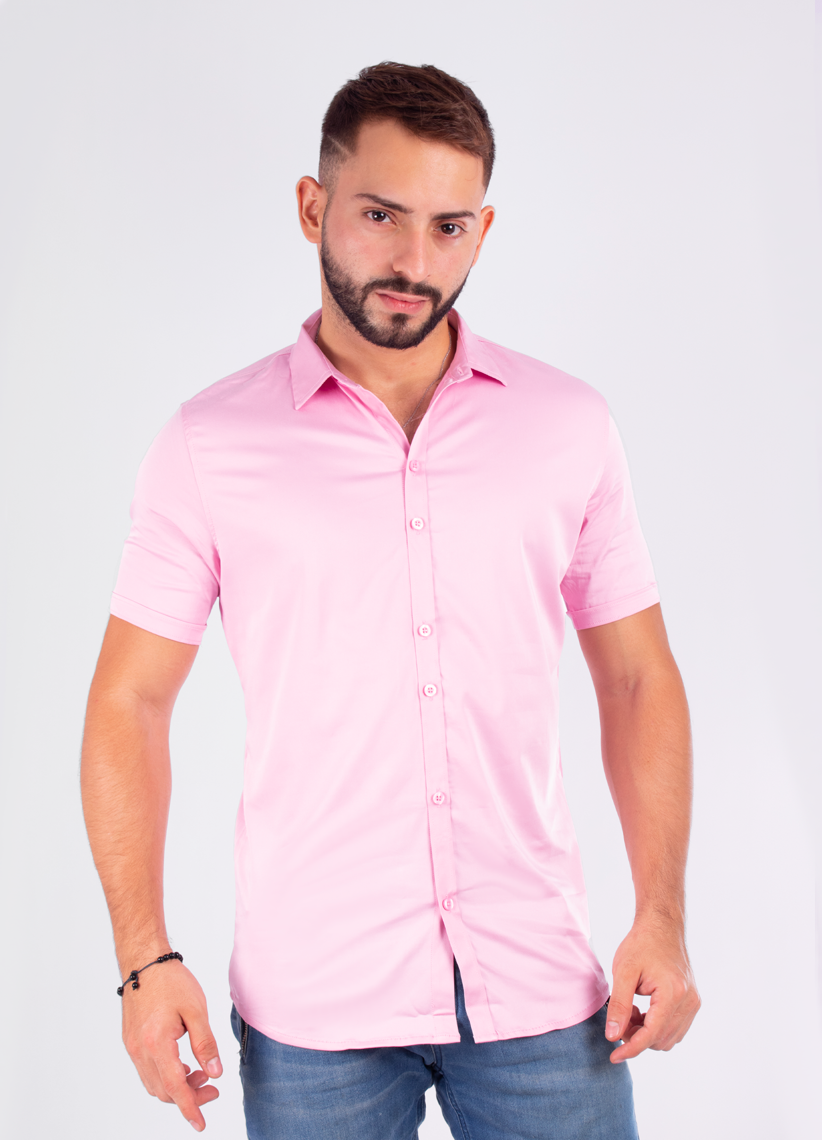 Camisa hombre Cuello Alto